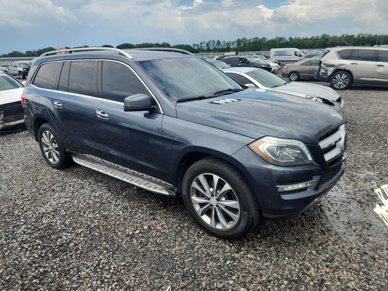 2014 Mercedes-benz Gl 450 4matic Gray vin: 4JGDF7CE3EA327232