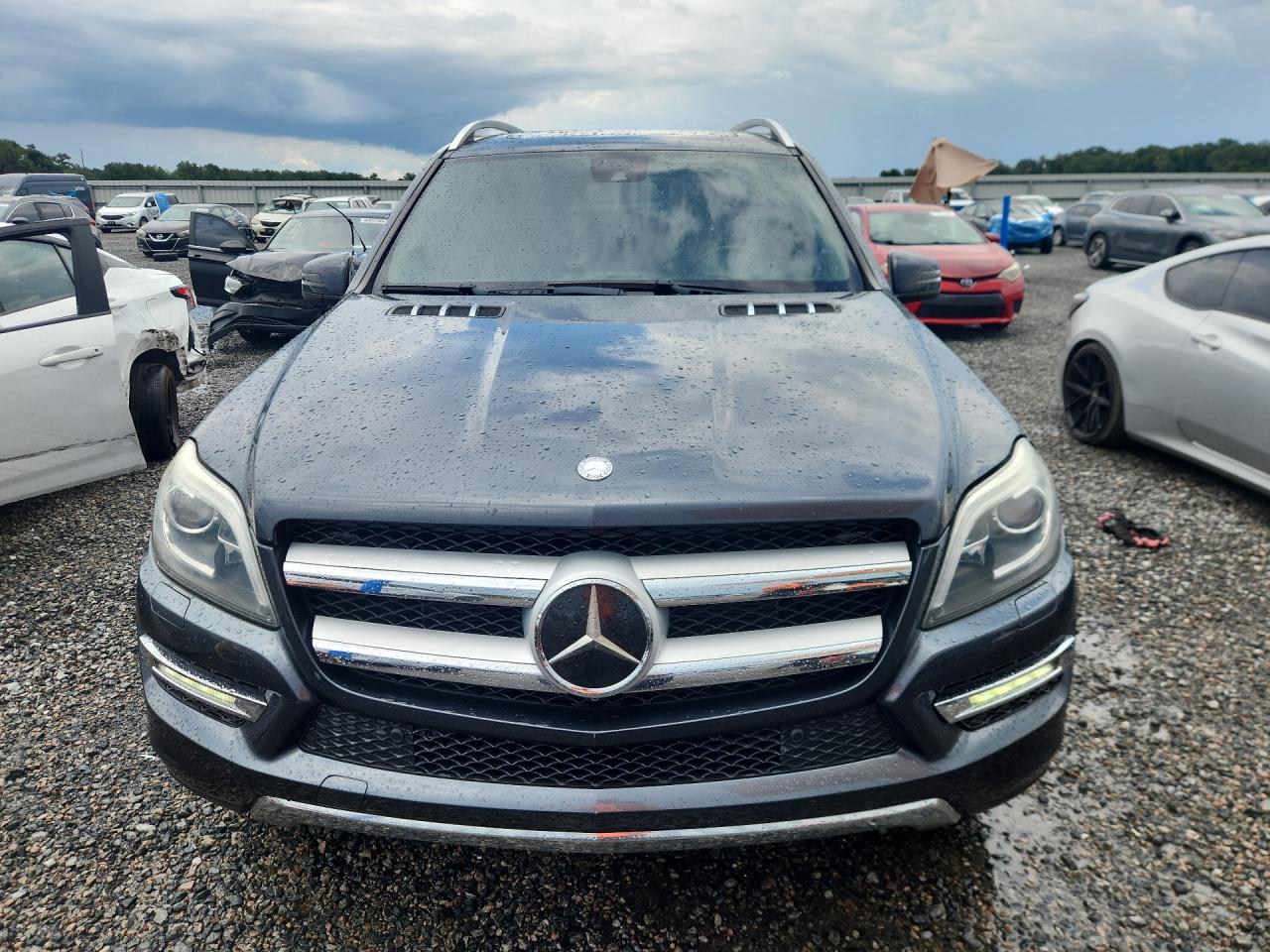 2014 Mercedes-benz Gl 450 4matic Gray vin: 4JGDF7CE3EA327232
