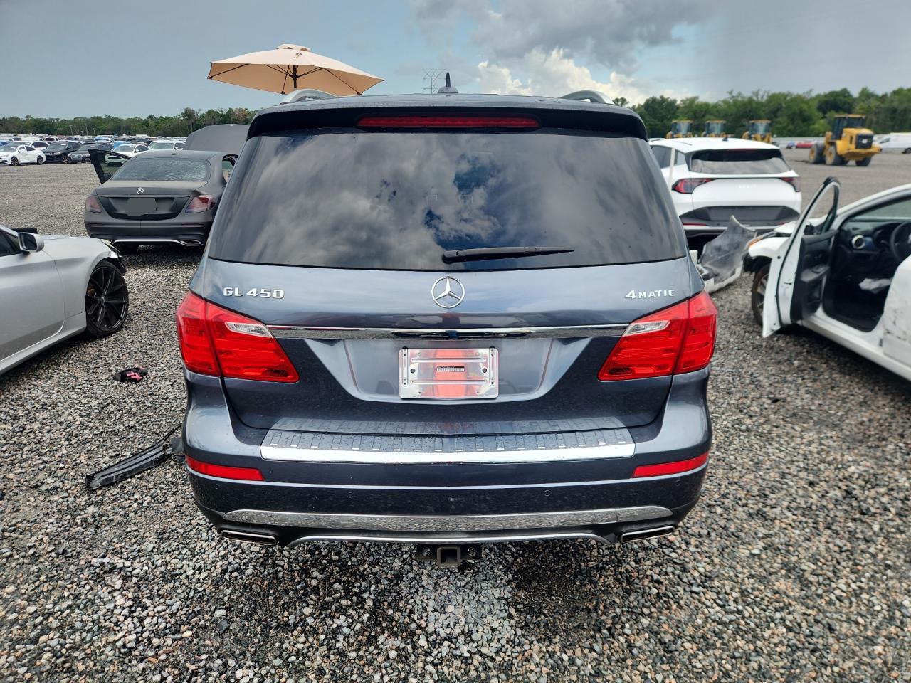 2014 Mercedes-benz Gl 450 4matic Gray vin: 4JGDF7CE3EA327232