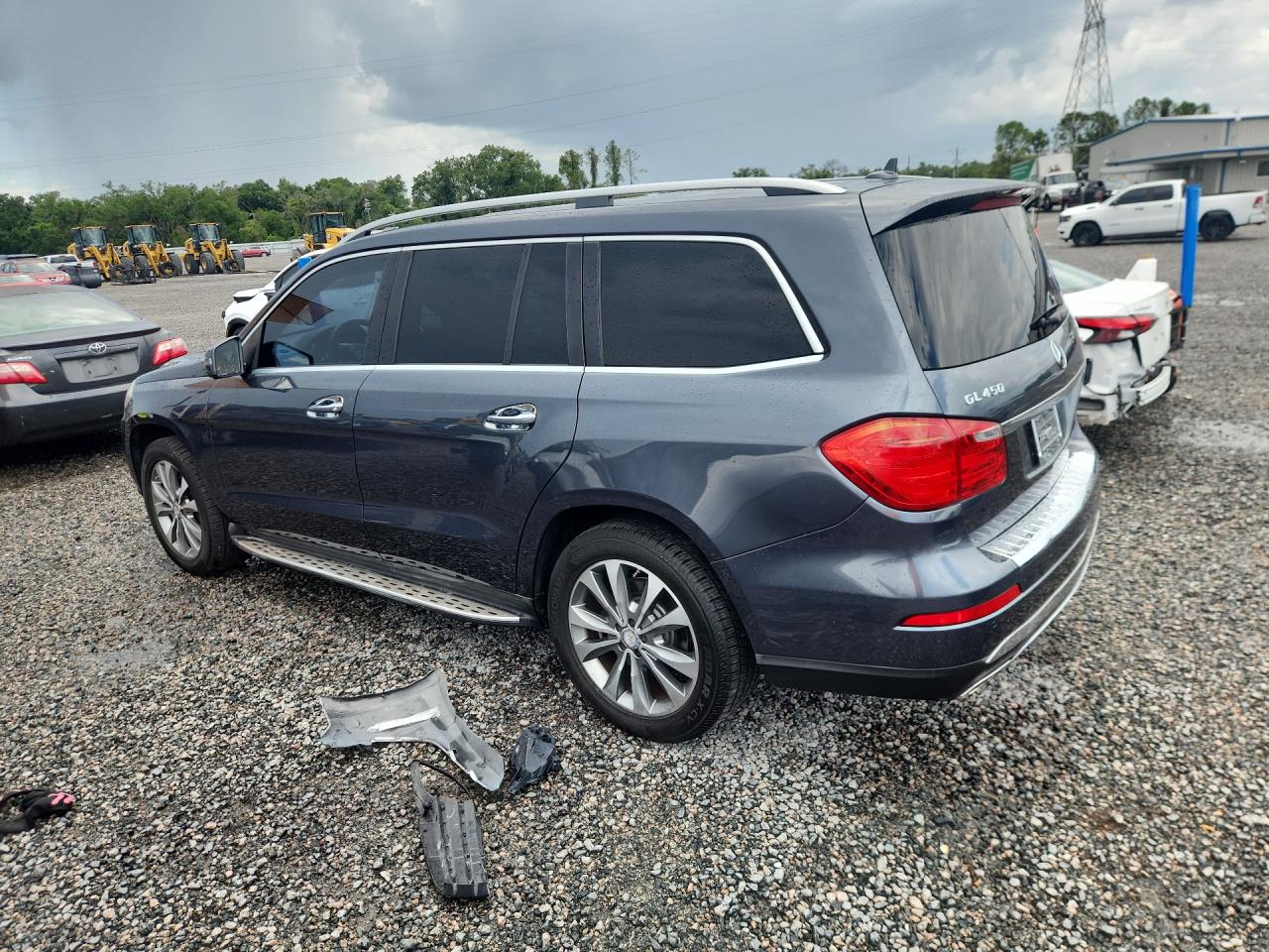 2014 Mercedes-benz Gl 450 4matic Gray vin: 4JGDF7CE3EA327232