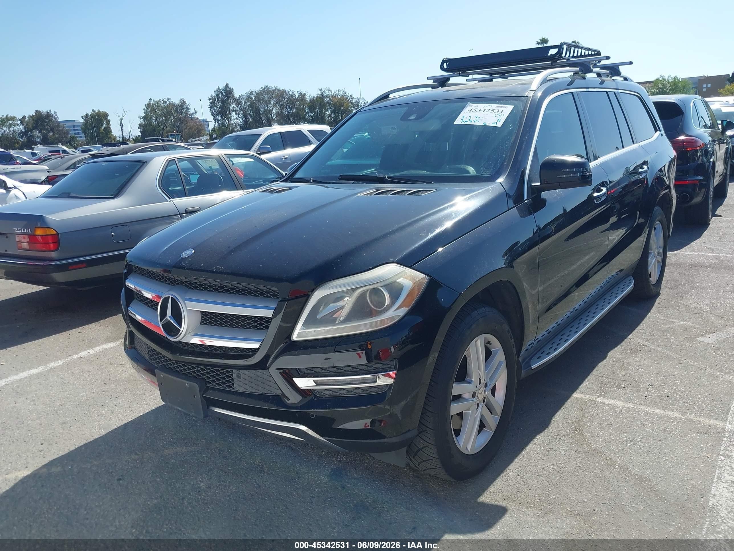 2014 Mercedes-benz Gl 450 4matic Black vin: 4JGDF7CE3EA355712