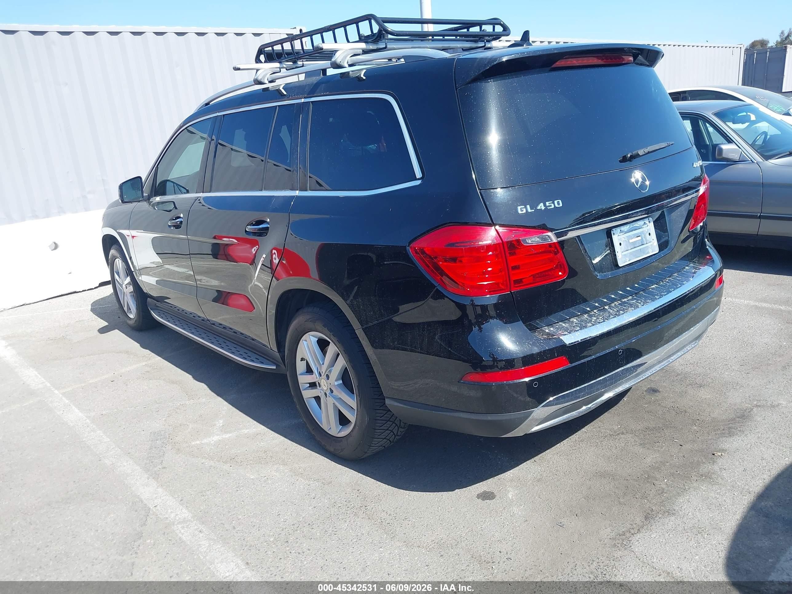 2014 Mercedes-benz Gl 450 4matic Black vin: 4JGDF7CE3EA355712