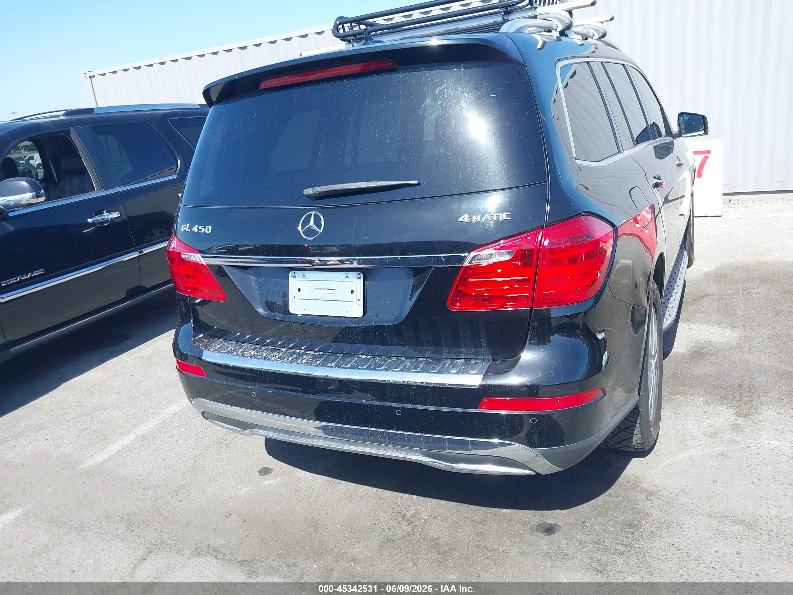2014 Mercedes-benz Gl 450 4matic Black vin: 4JGDF7CE3EA355712