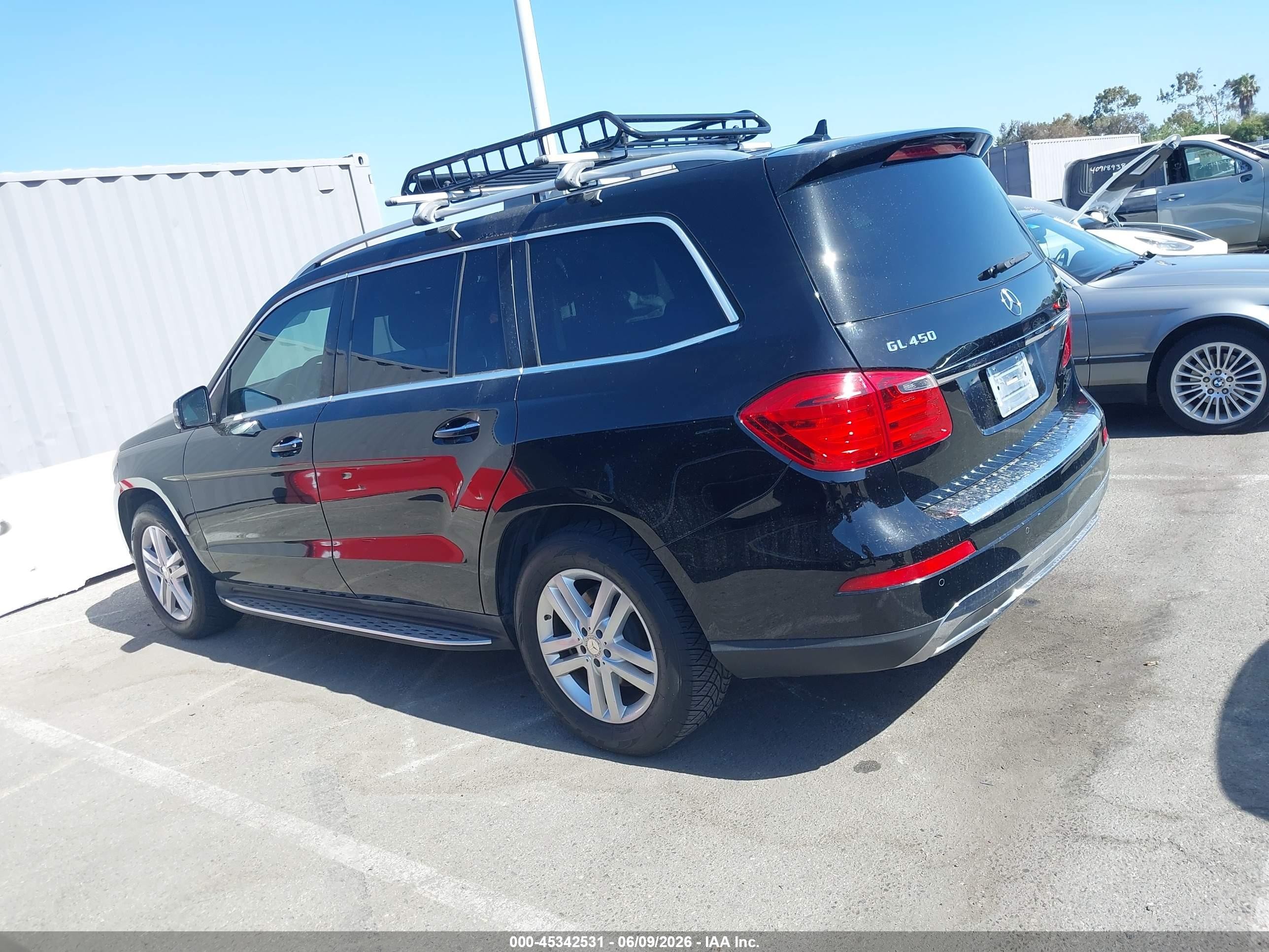 2014 Mercedes-benz Gl 450 4matic Black vin: 4JGDF7CE3EA355712