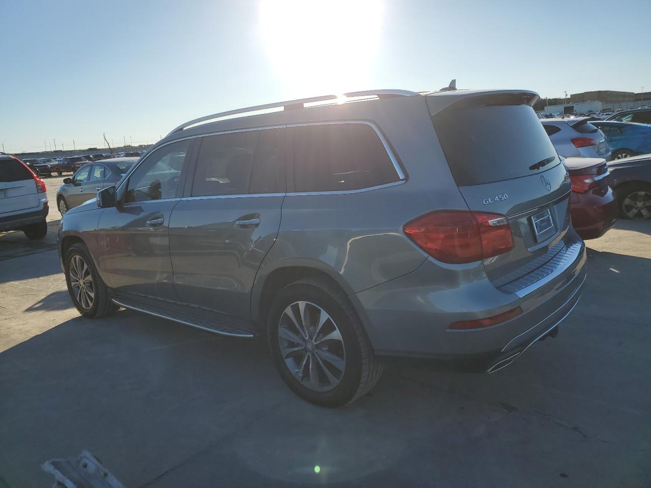 2014 Mercedes-benz Gl 450 4matic Gray vin: 4JGDF7CE3EA428061
