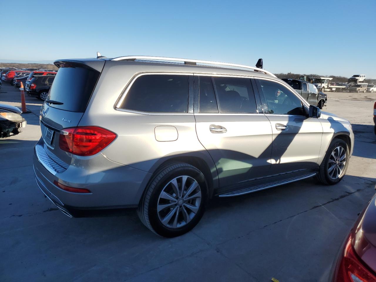 2014 Mercedes-benz Gl 450 4matic Gray vin: 4JGDF7CE3EA428061