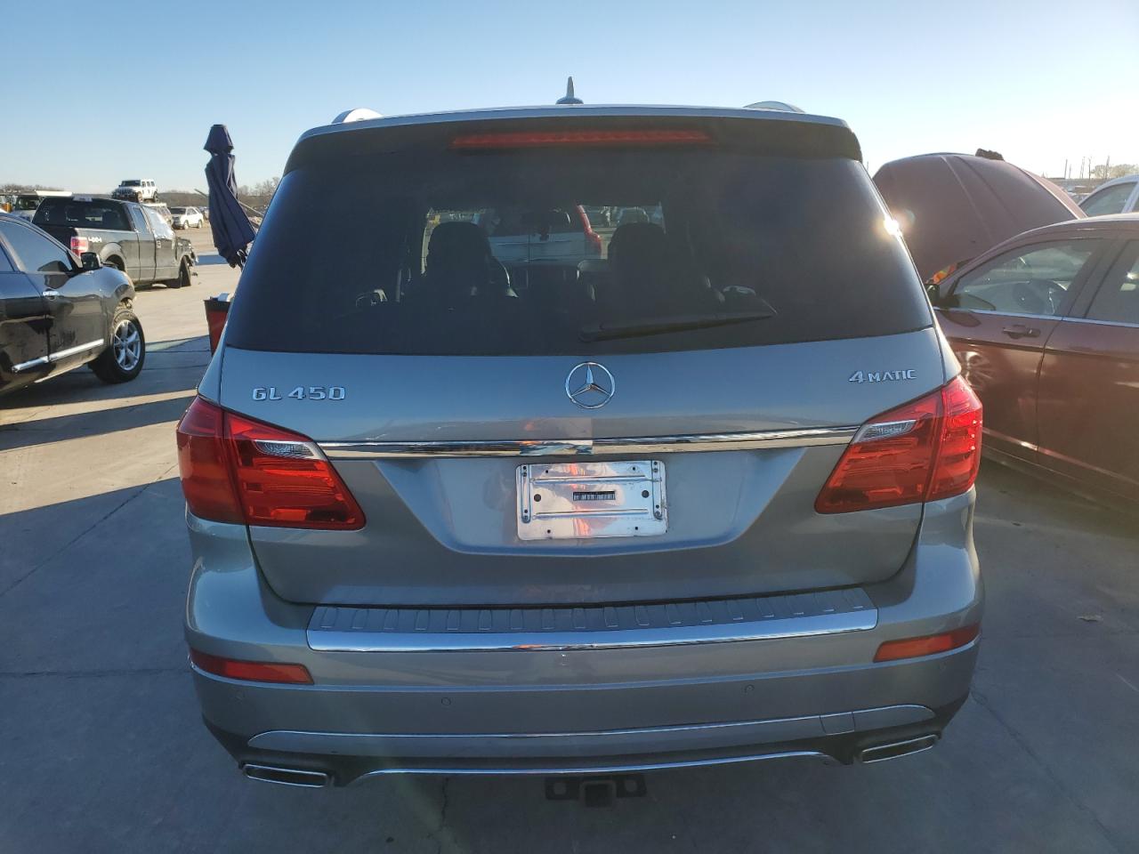 2014 Mercedes-benz Gl 450 4matic Gray vin: 4JGDF7CE3EA428061