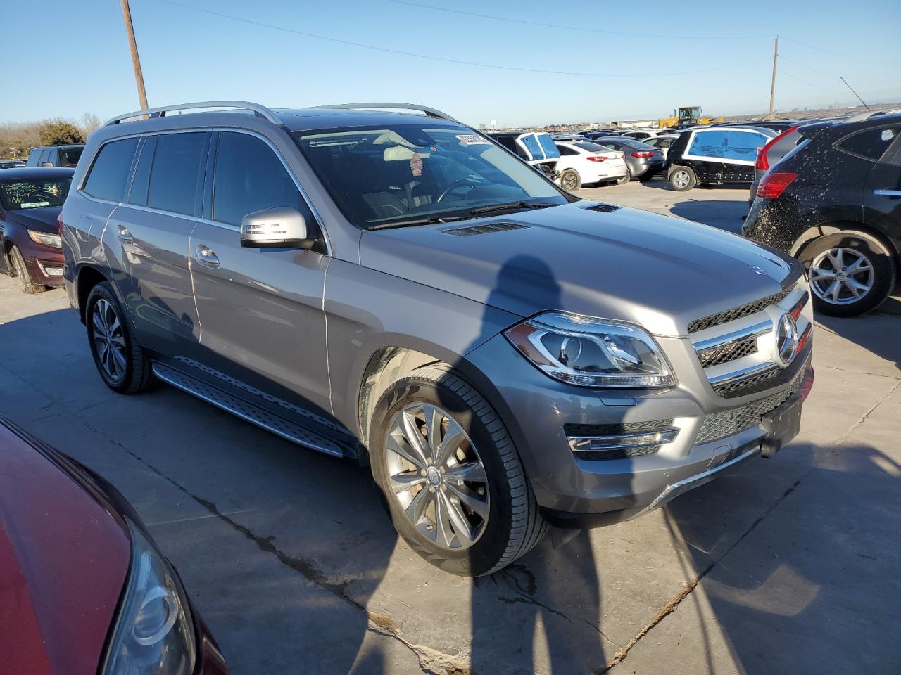 2014 Mercedes-benz Gl 450 4matic Gray vin: 4JGDF7CE3EA428061