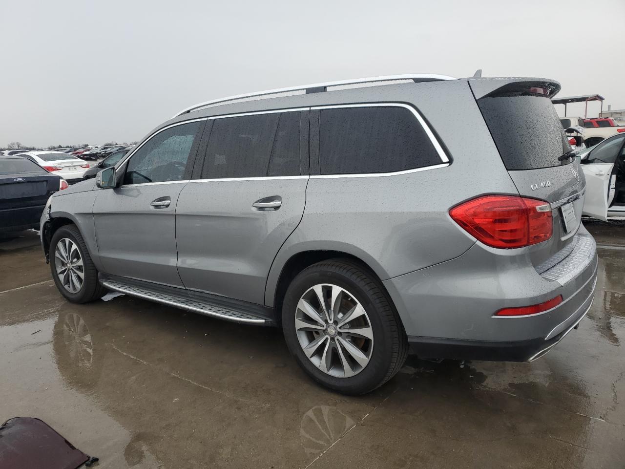 2014 Mercedes-benz Gl 450 4matic Silver vin: 4JGDF7CE3EA428061