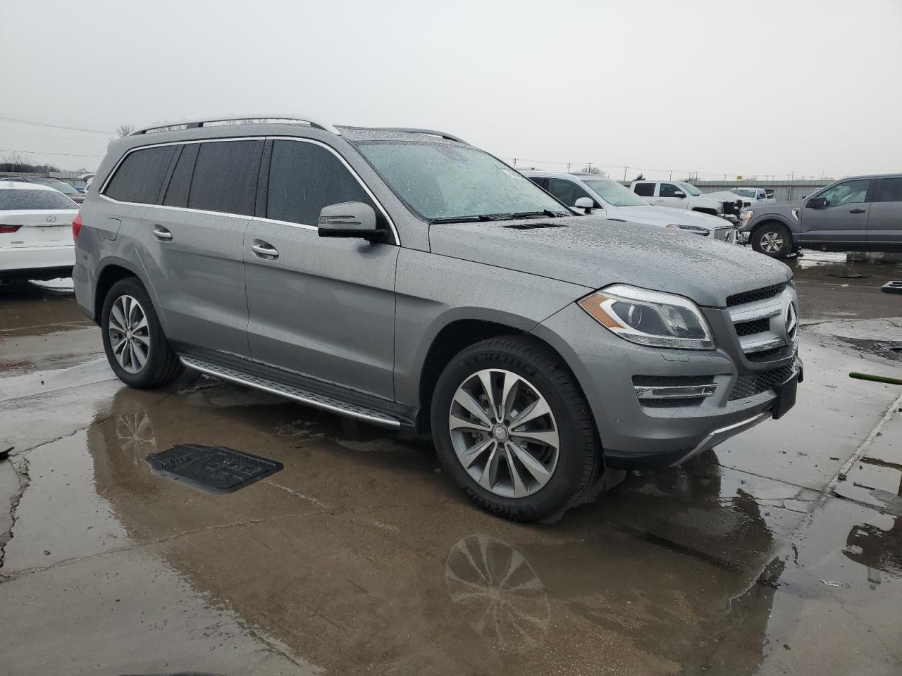 2014 Mercedes-benz Gl 450 4matic Silver vin: 4JGDF7CE3EA428061