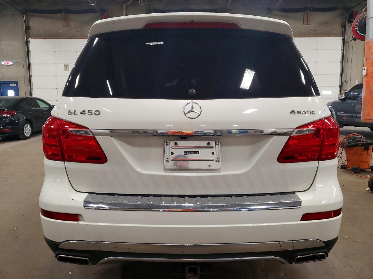 2013 Mercedes-benz Gl 450 4matic White vin: 4JGDF7CE4DA166257