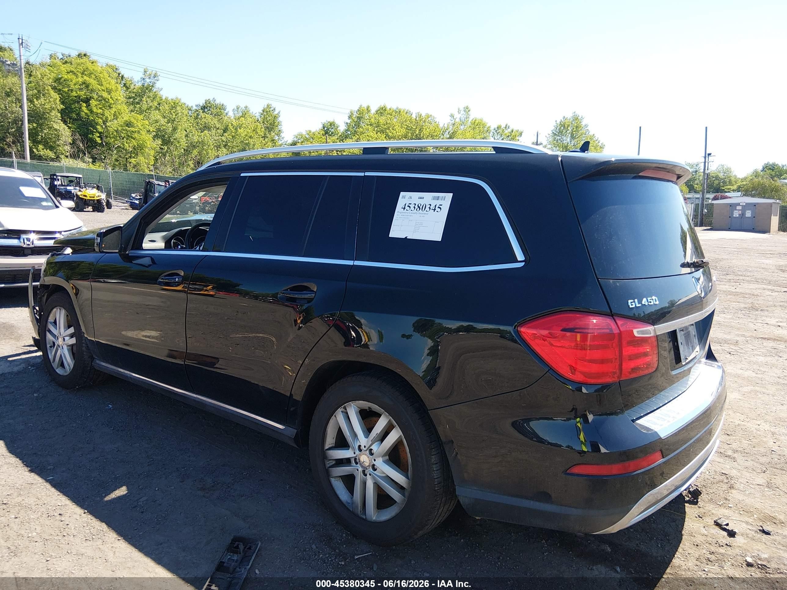 2013 Mercedes-benz Gl 450 4matic Black vin: 4JGDF7CE4DA190137