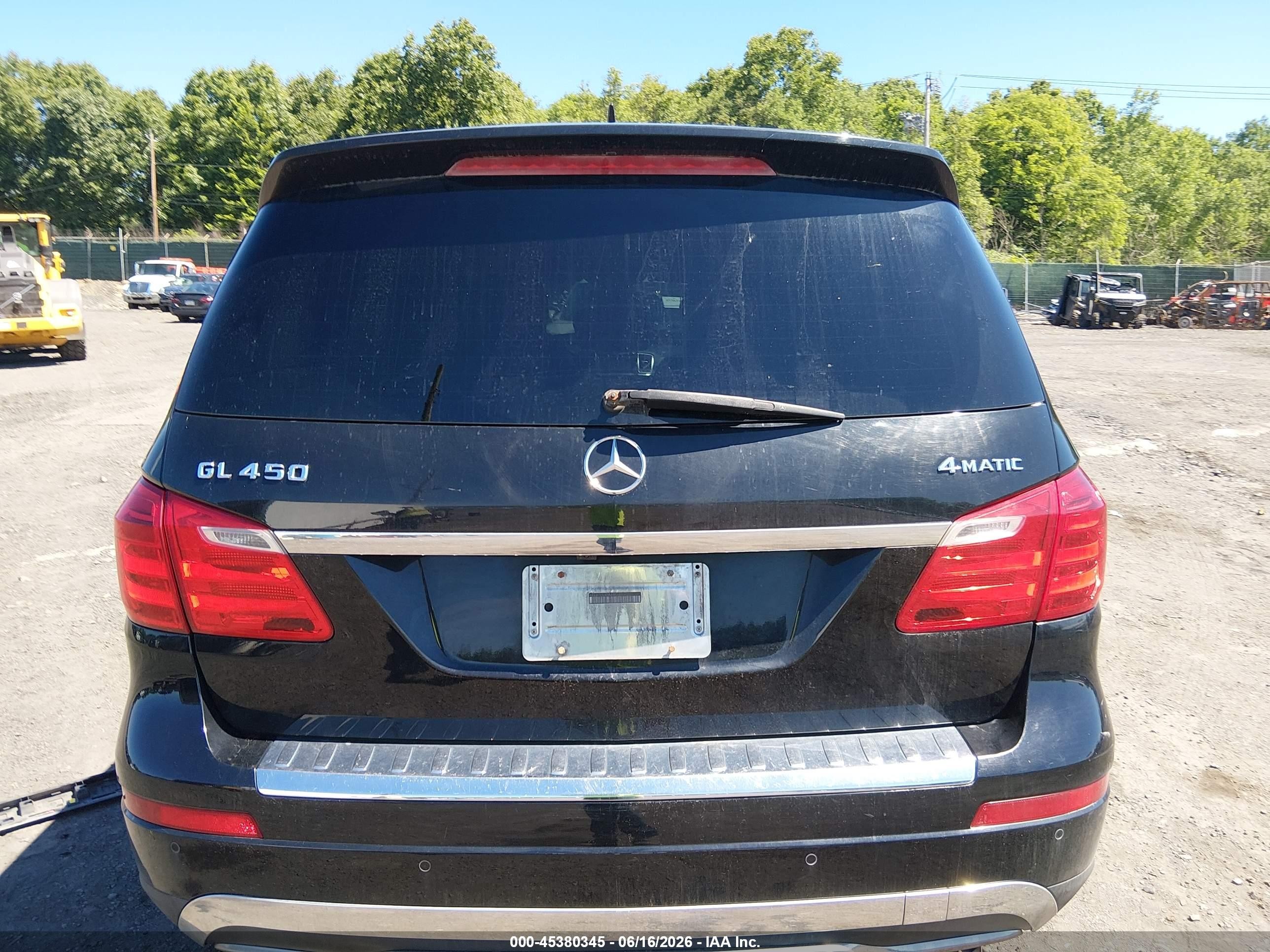 2013 Mercedes-benz Gl 450 4matic Black vin: 4JGDF7CE4DA190137