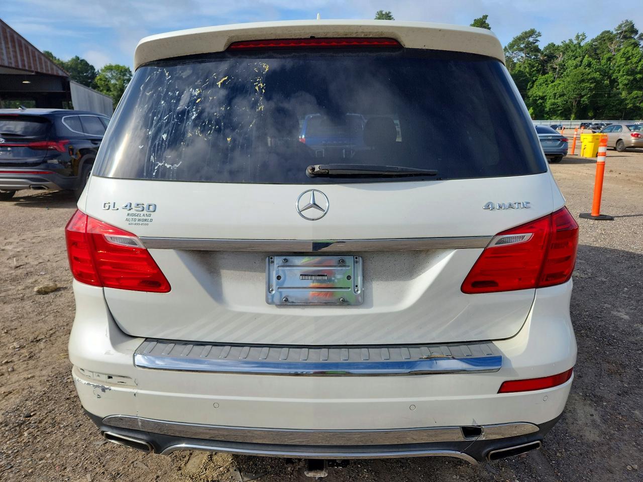 2013 Mercedes-benz Gl 450 4matic White vin: 4JGDF7CE4DA192468