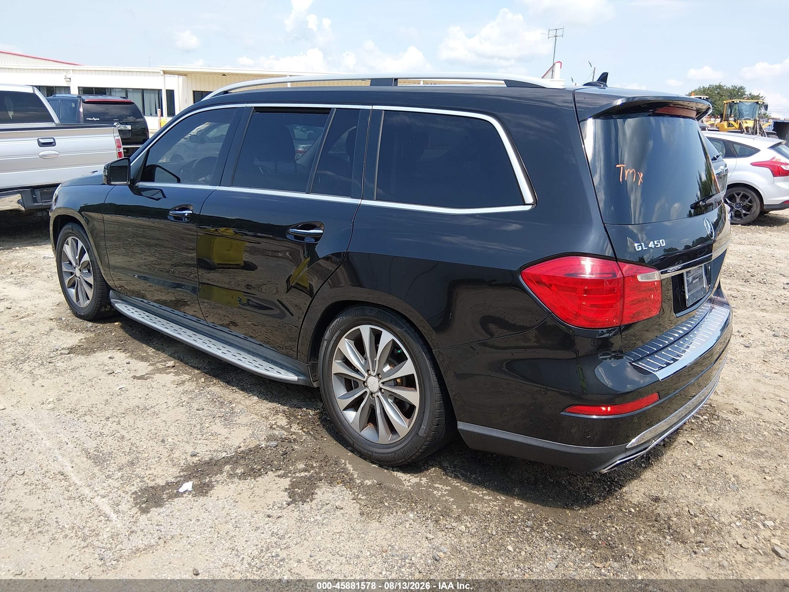2013 Mercedes-benz Gl 450 4matic Black vin: 4JGDF7CE4DA223010