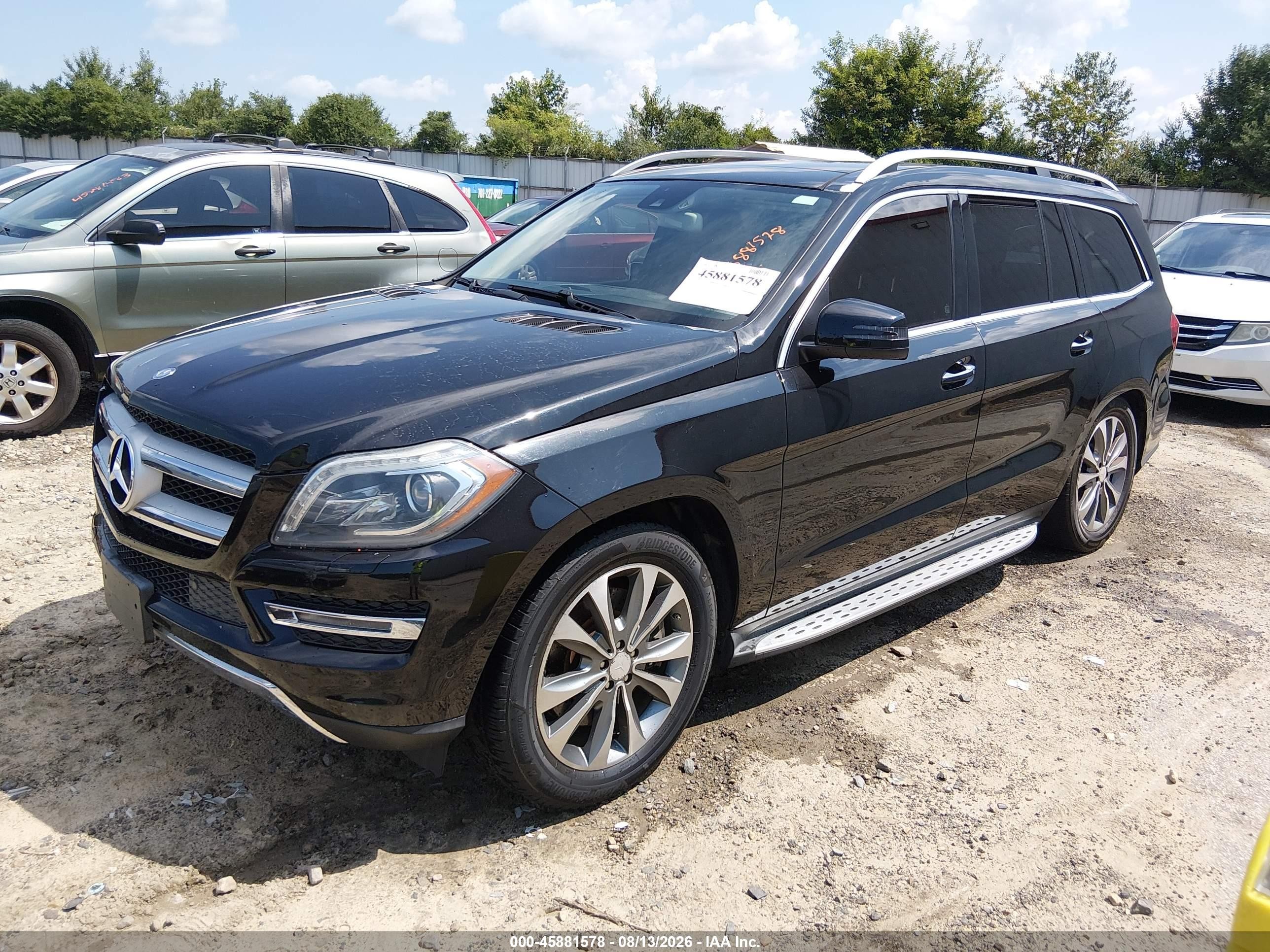 2013 Mercedes-benz Gl 450 4matic Black vin: 4JGDF7CE4DA223010