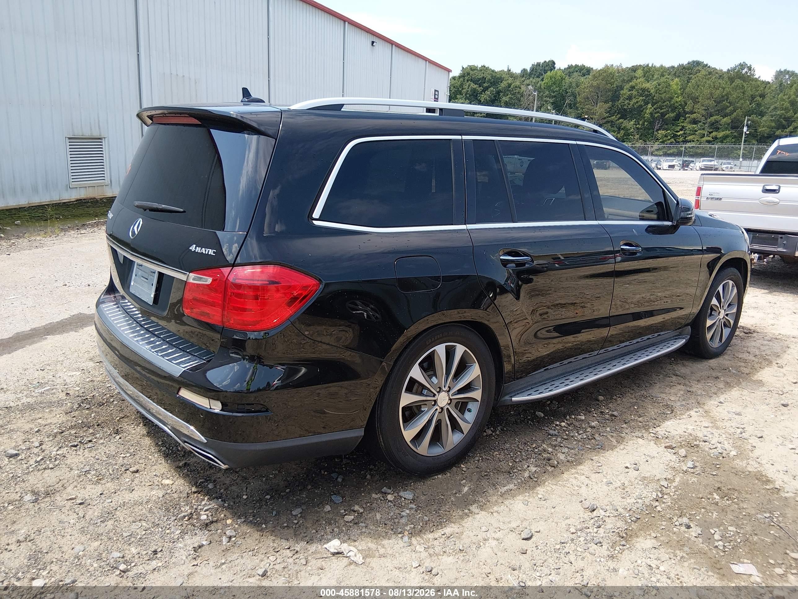 2013 Mercedes-benz Gl 450 4matic Black vin: 4JGDF7CE4DA223010