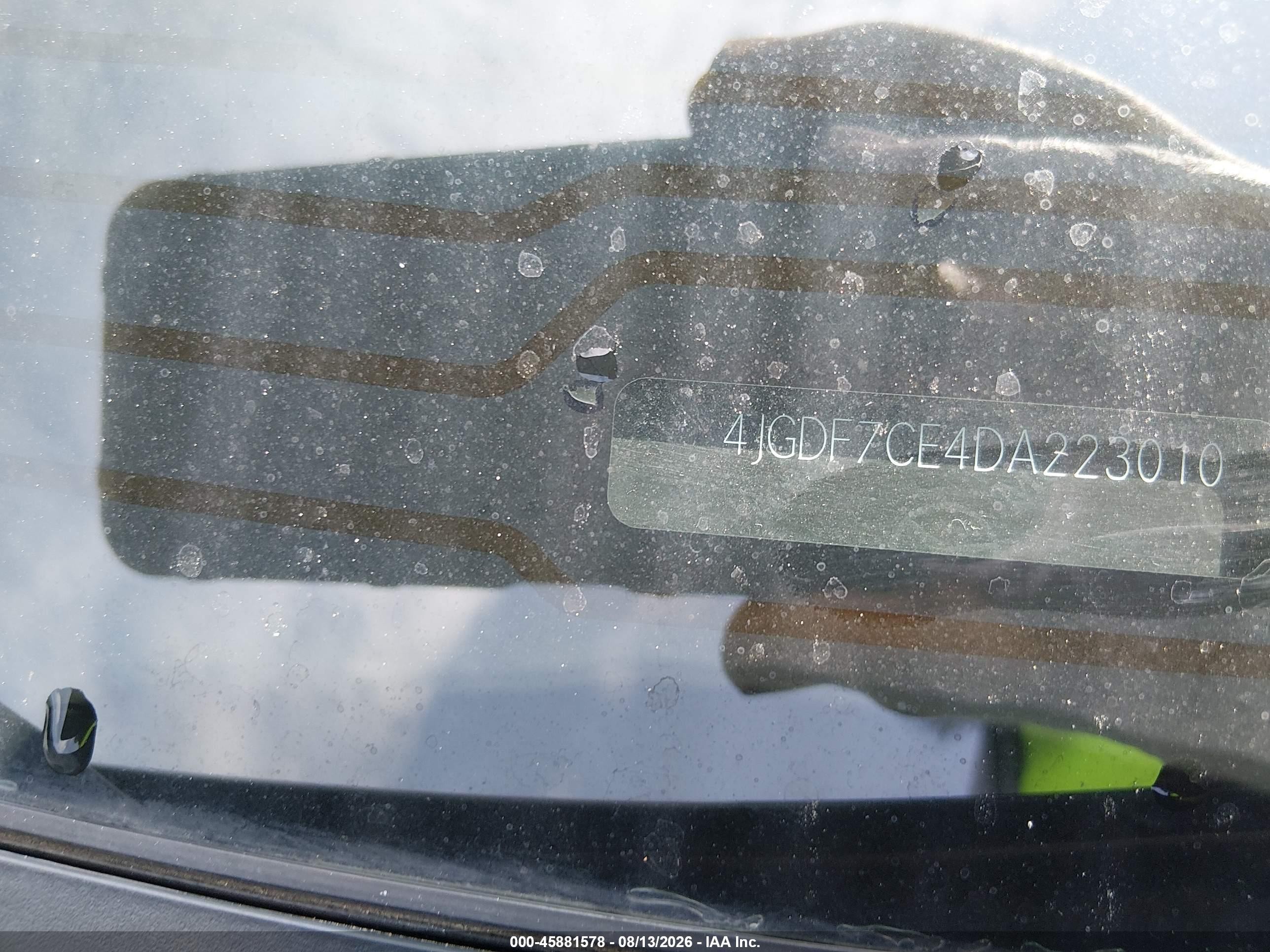 2013 Mercedes-benz Gl 450 4matic Black vin: 4JGDF7CE4DA223010