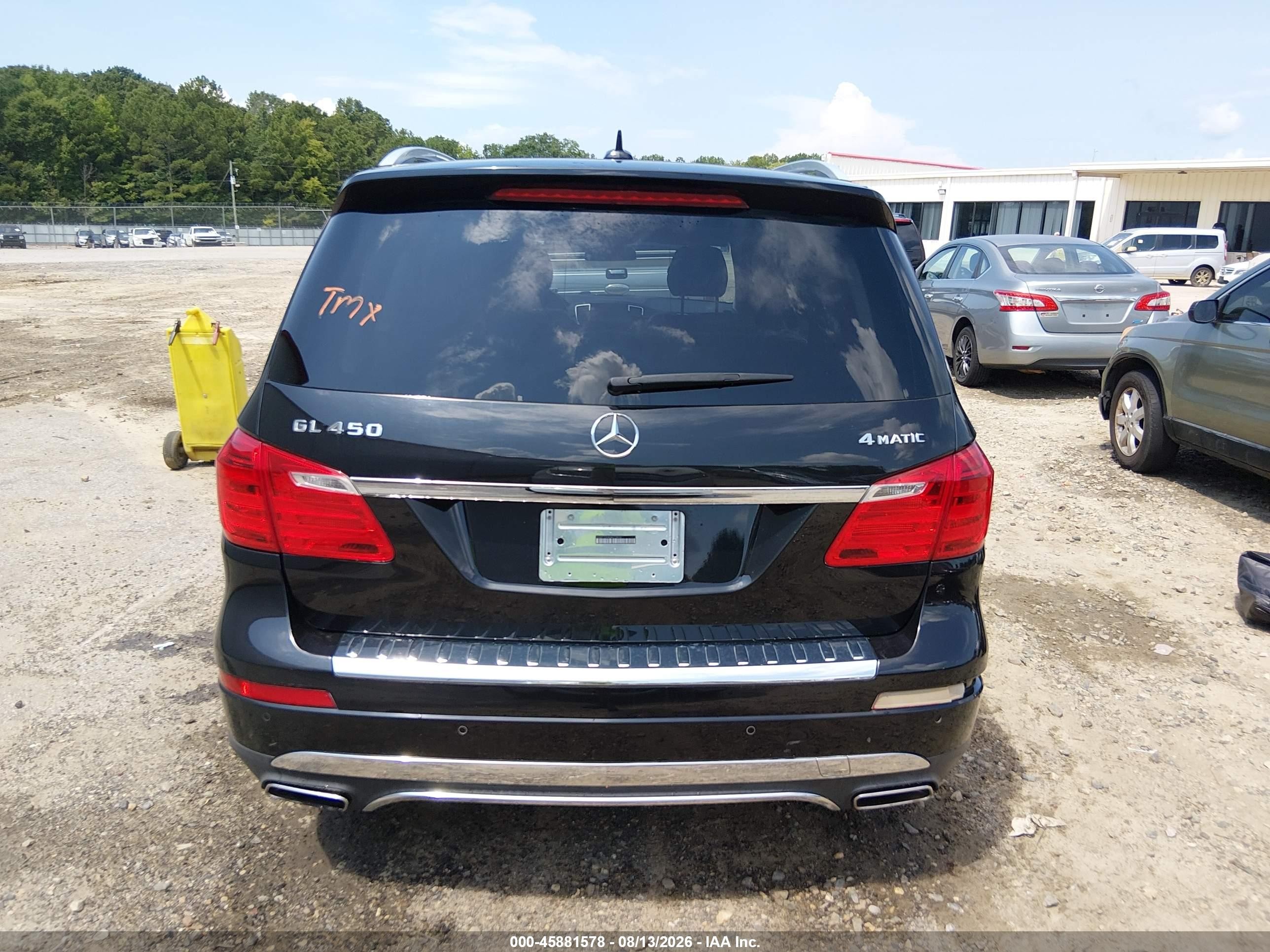 2013 Mercedes-benz Gl 450 4matic Black vin: 4JGDF7CE4DA223010