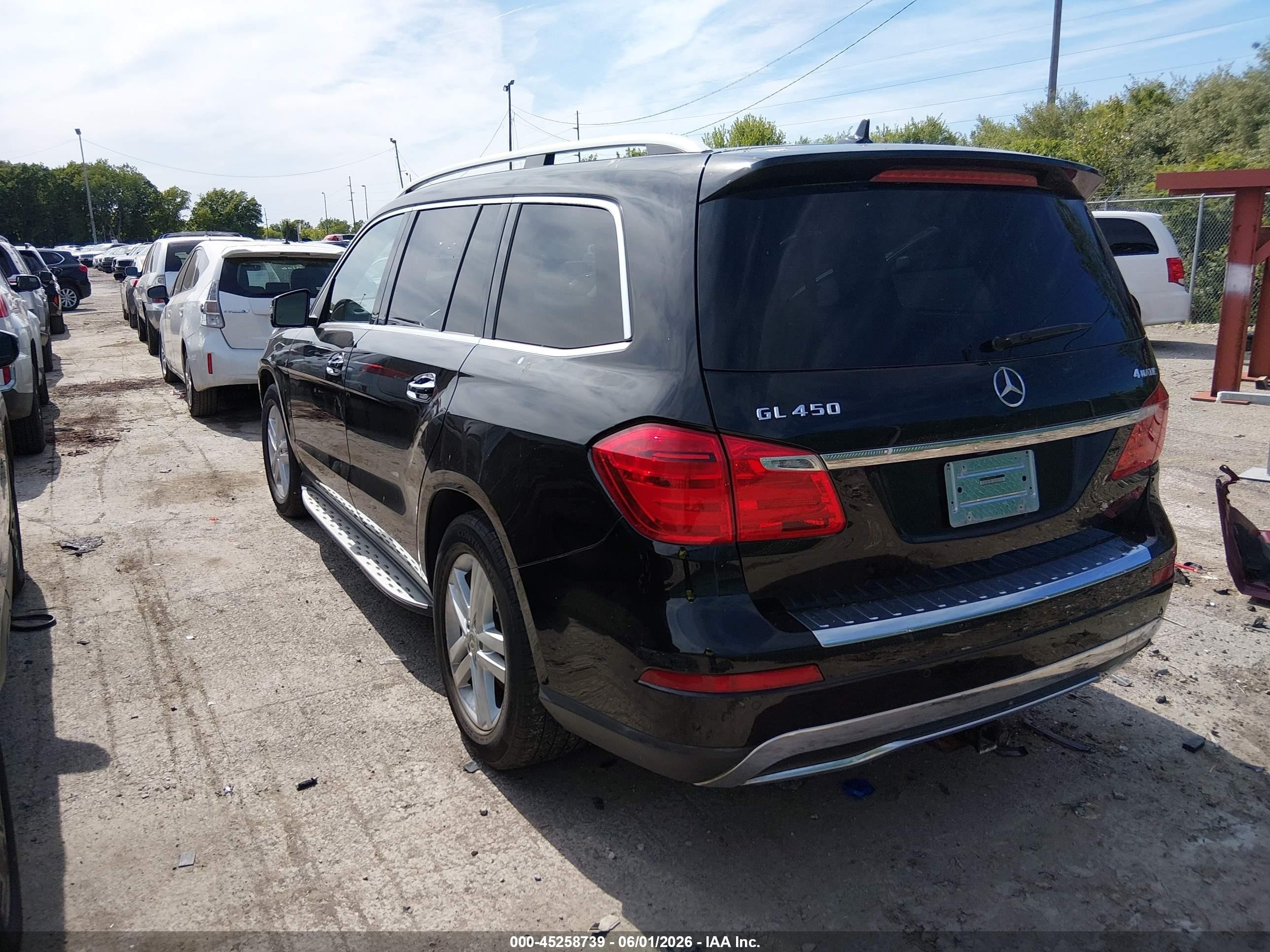 2013 Mercedes-benz Gl 450 4matic Black vin: 4JGDF7CE4DA251549