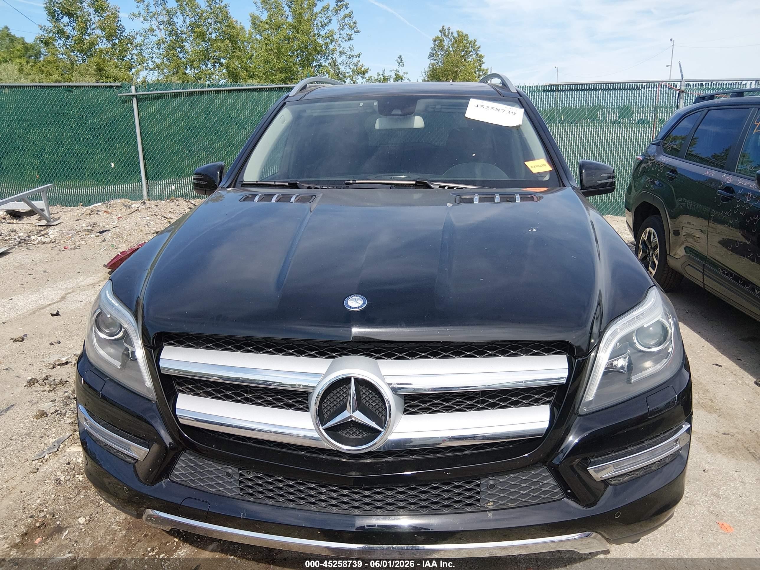 2013 Mercedes-benz Gl 450 4matic Black vin: 4JGDF7CE4DA251549