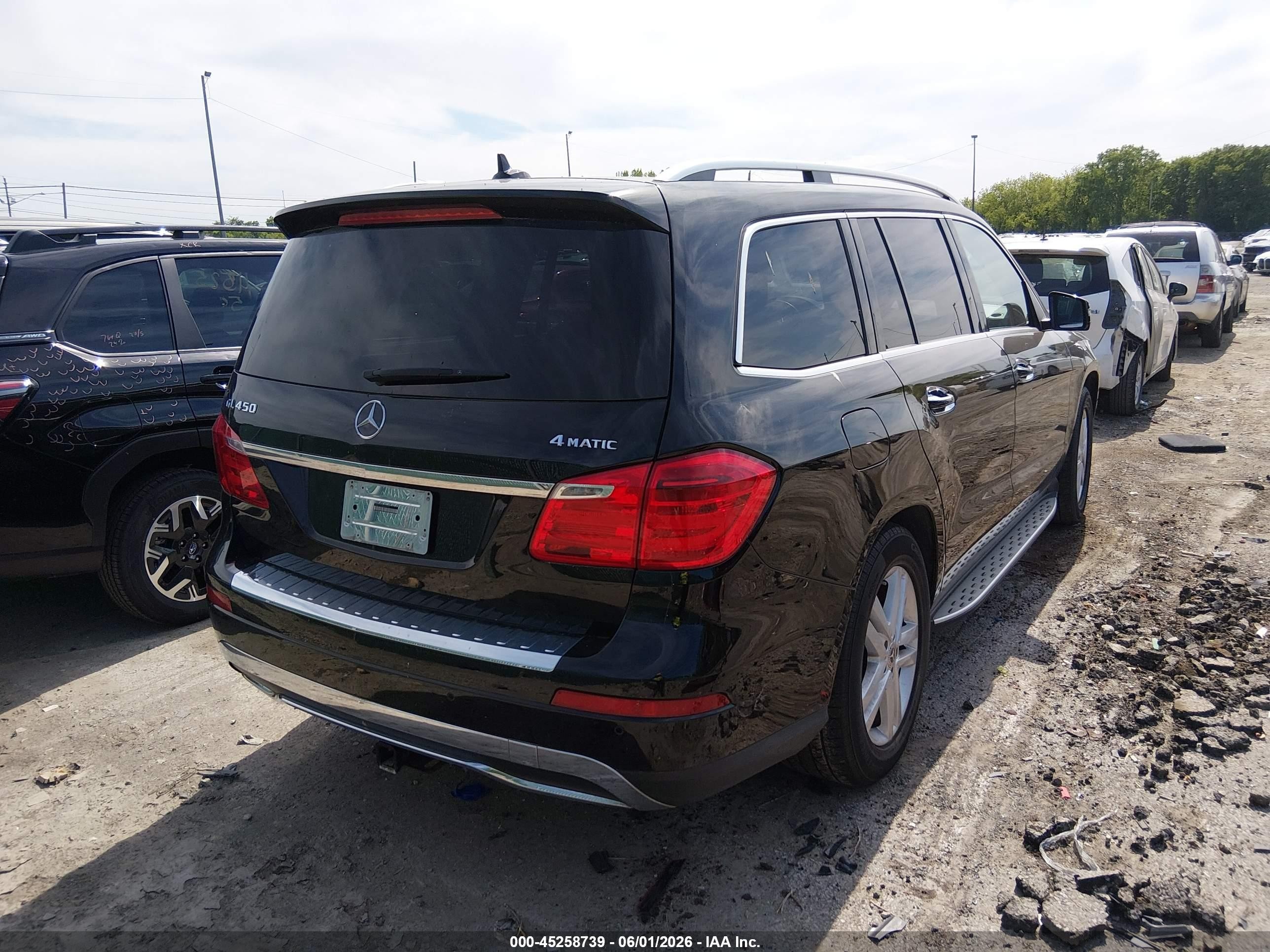 2013 Mercedes-benz Gl 450 4matic Black vin: 4JGDF7CE4DA251549