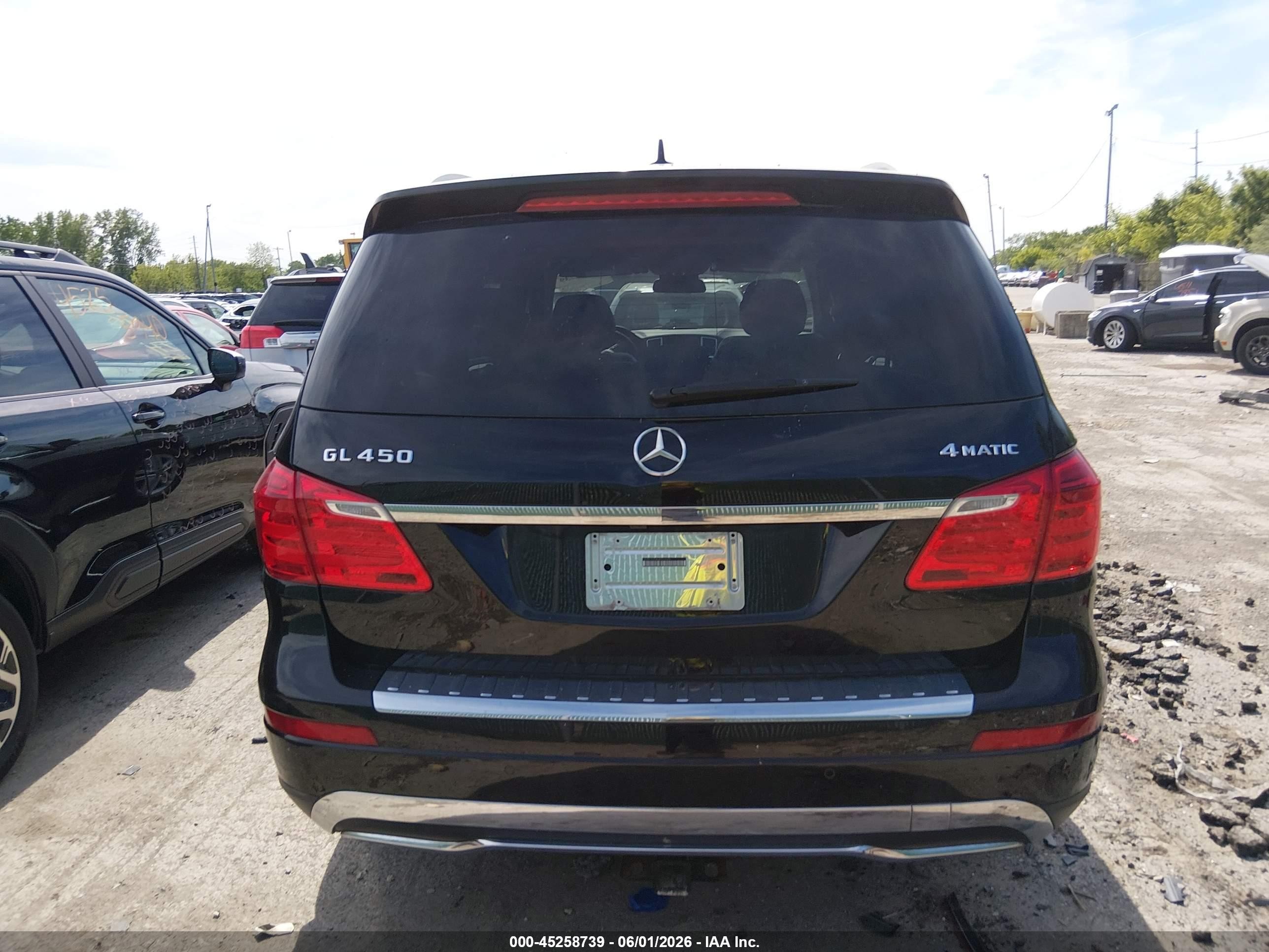 2013 Mercedes-benz Gl 450 4matic Black vin: 4JGDF7CE4DA251549