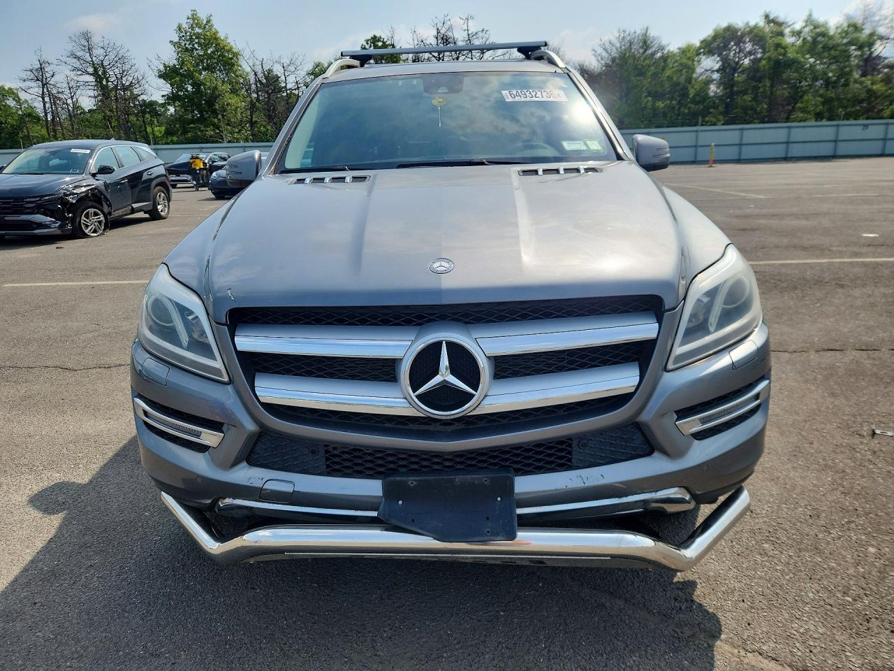 2014 Mercedes-benz Gl 450 4matic Серый vin: 4JGDF7CE4EA279692