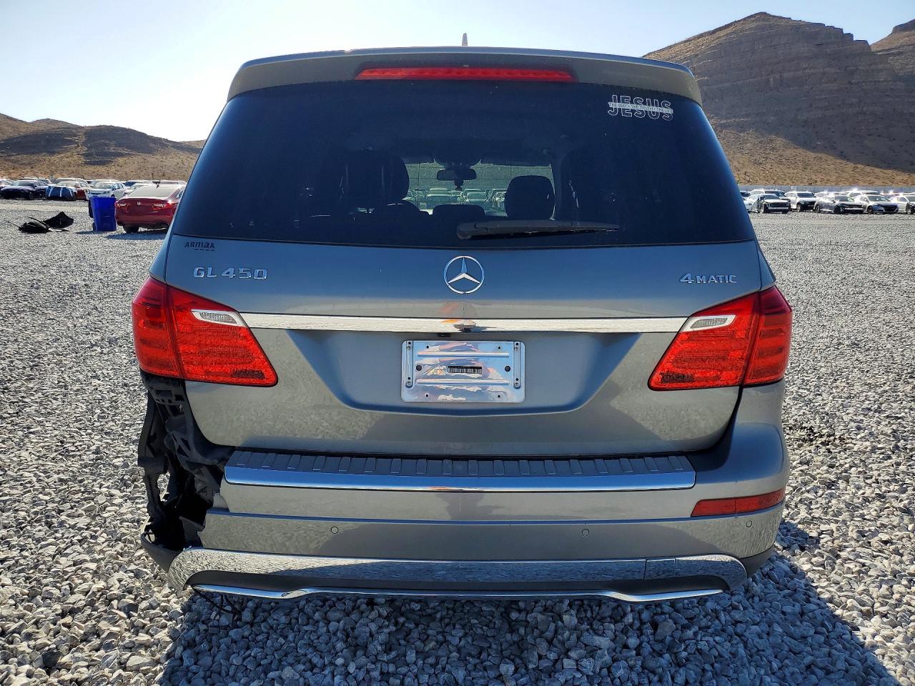 2014 Mercedes-benz Gl 450 4matic Gray vin: 4JGDF7CE4EA280373