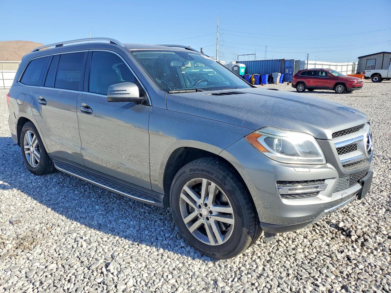 2014 Mercedes-benz Gl 450 4matic Gray vin: 4JGDF7CE4EA280373