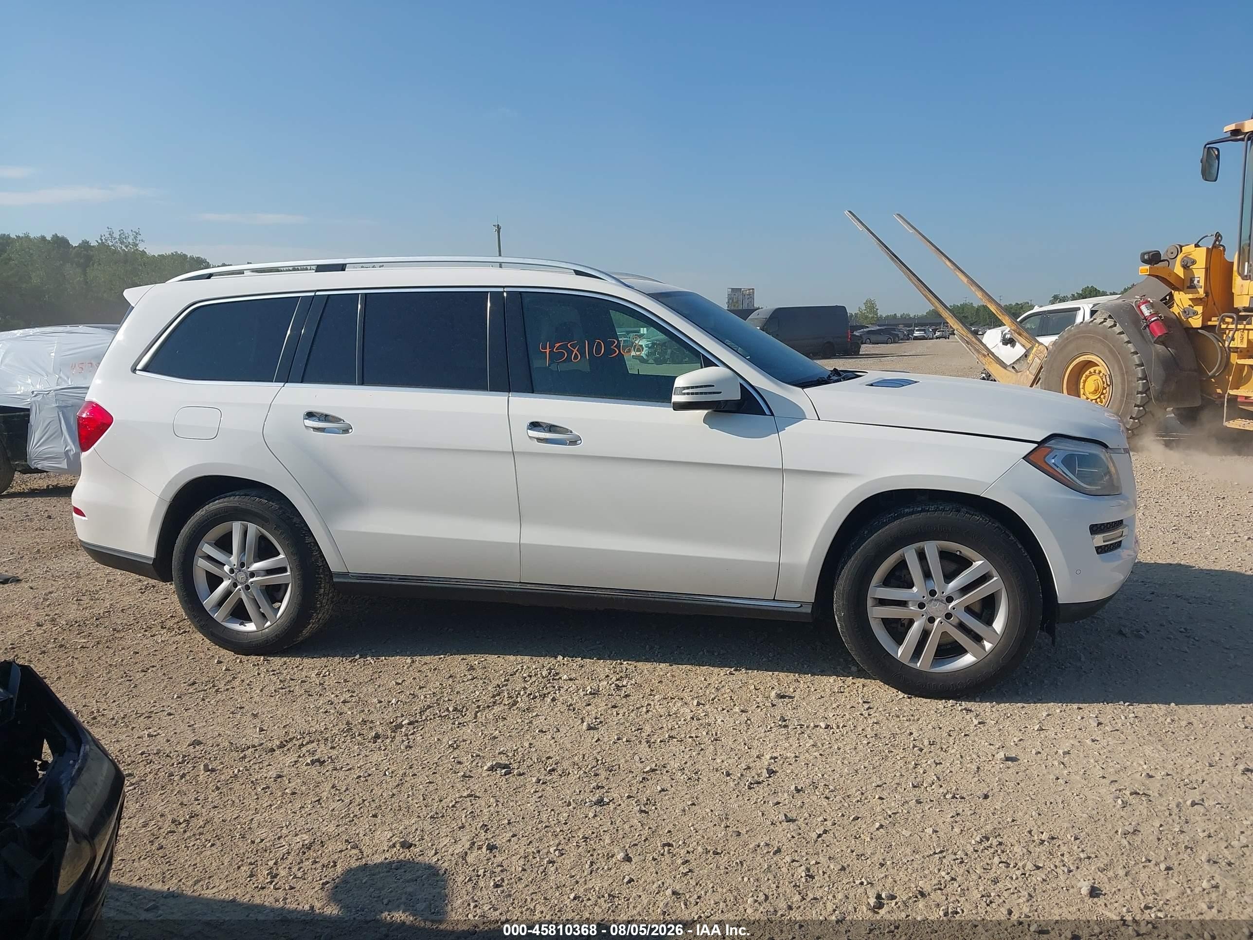 2014 Mercedes-benz Gl 450 4matic White vin: 4JGDF7CE4EA303974