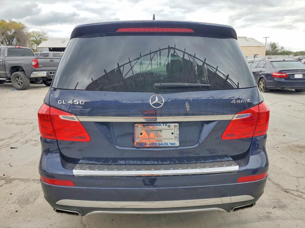 2014 Mercedes-benz Gl 450 4matic Blue vin: 4JGDF7CE4EA321178