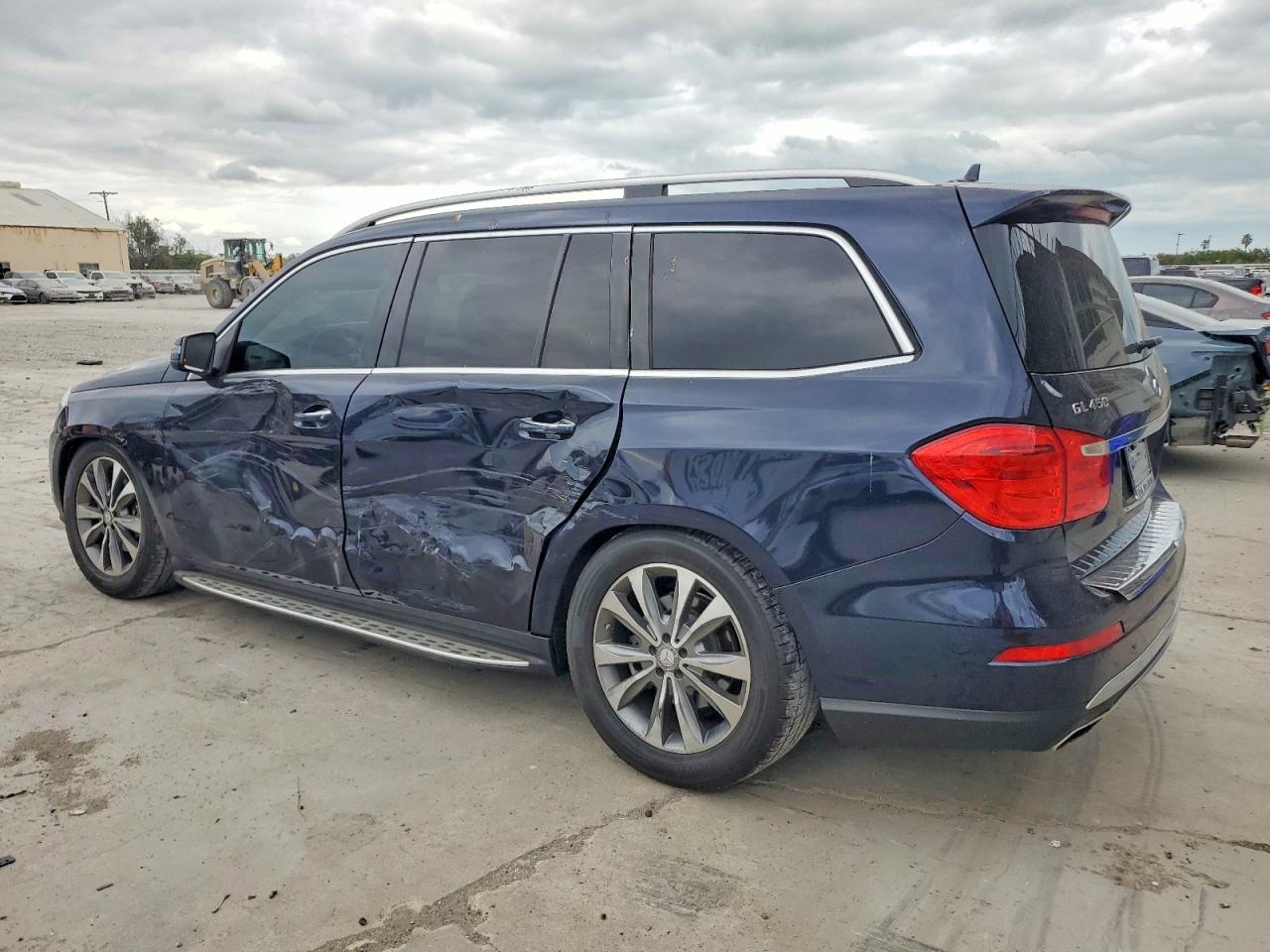 2014 Mercedes-benz Gl 450 4matic Blue vin: 4JGDF7CE4EA321178