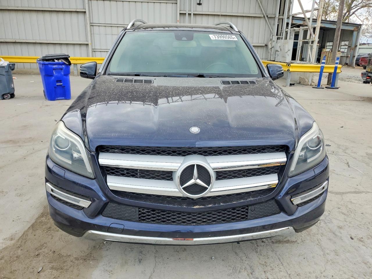 2014 Mercedes-benz Gl 450 4matic Blue vin: 4JGDF7CE4EA321178