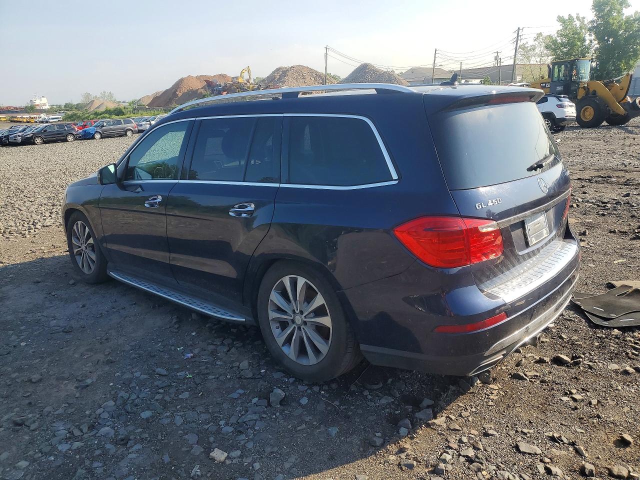 2014 Mercedes-benz Gl 450 4matic Blue vin: 4JGDF7CE4EA336134