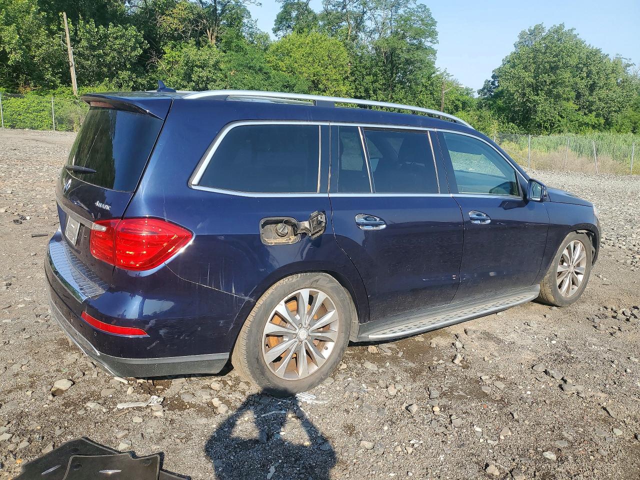 2014 Mercedes-benz Gl 450 4matic Blue vin: 4JGDF7CE4EA336134