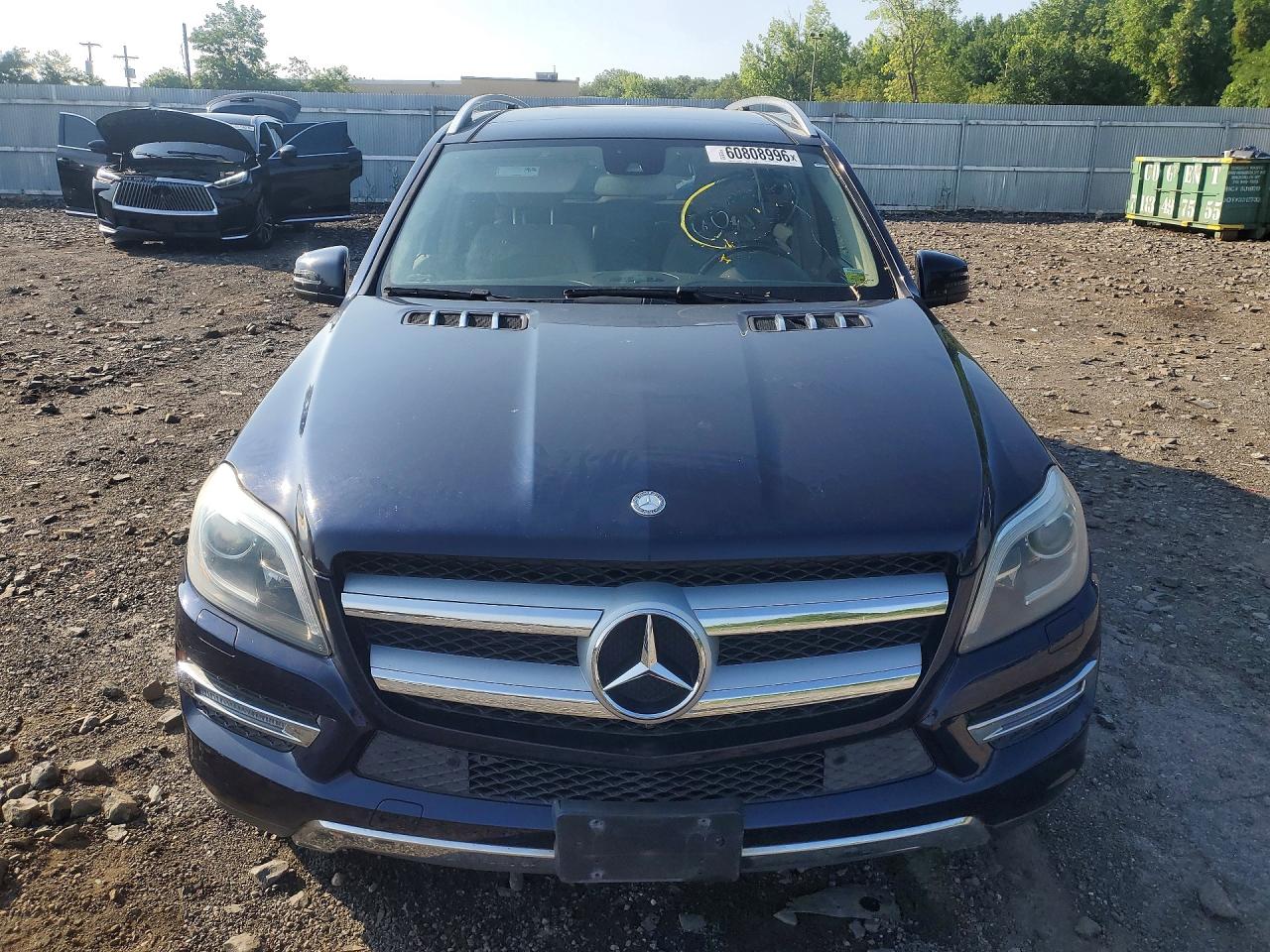 2014 Mercedes-benz Gl 450 4matic Blue vin: 4JGDF7CE4EA336134