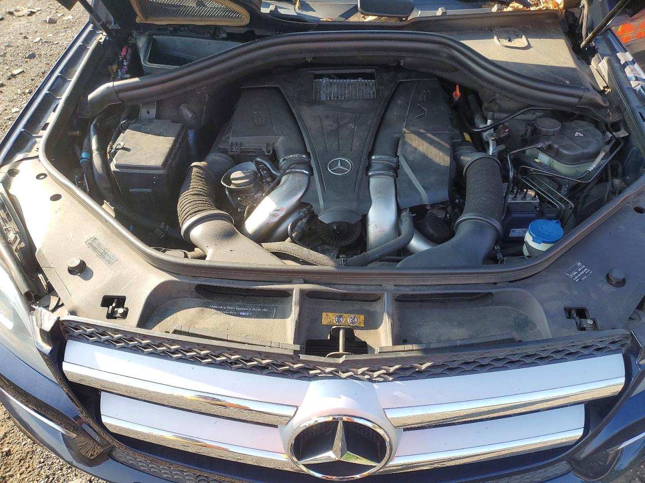 2014 Mercedes-benz Gl 450 4matic Blue vin: 4JGDF7CE4EA336134