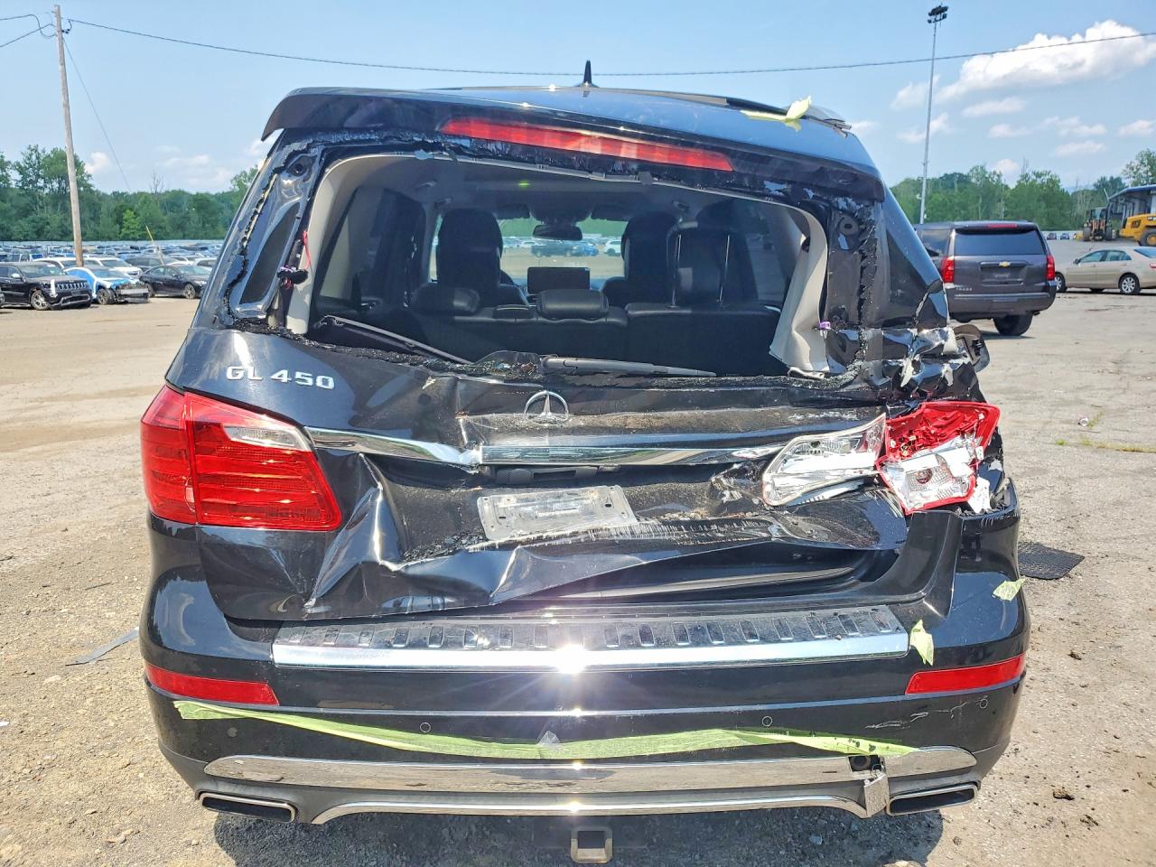 2014 Mercedes-benz Gl 450 4matic Black vin: 4JGDF7CE4EA348977