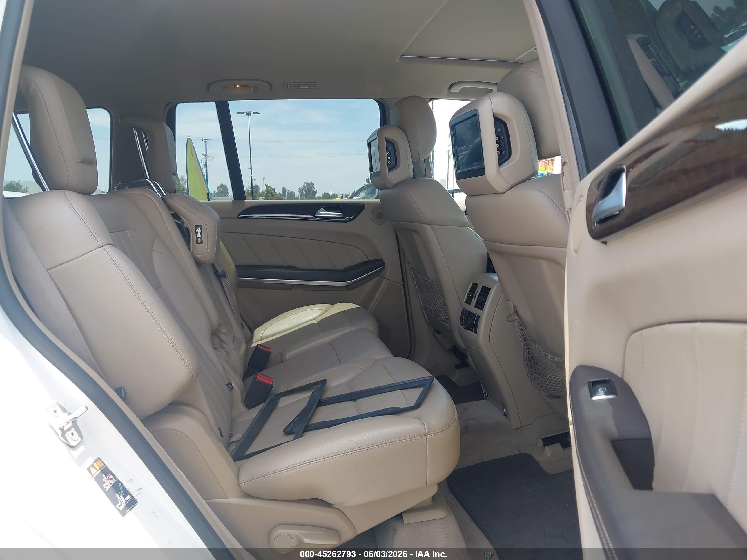 2014 Mercedes-benz Gl 450 4matic White vin: 4JGDF7CE4EA348994