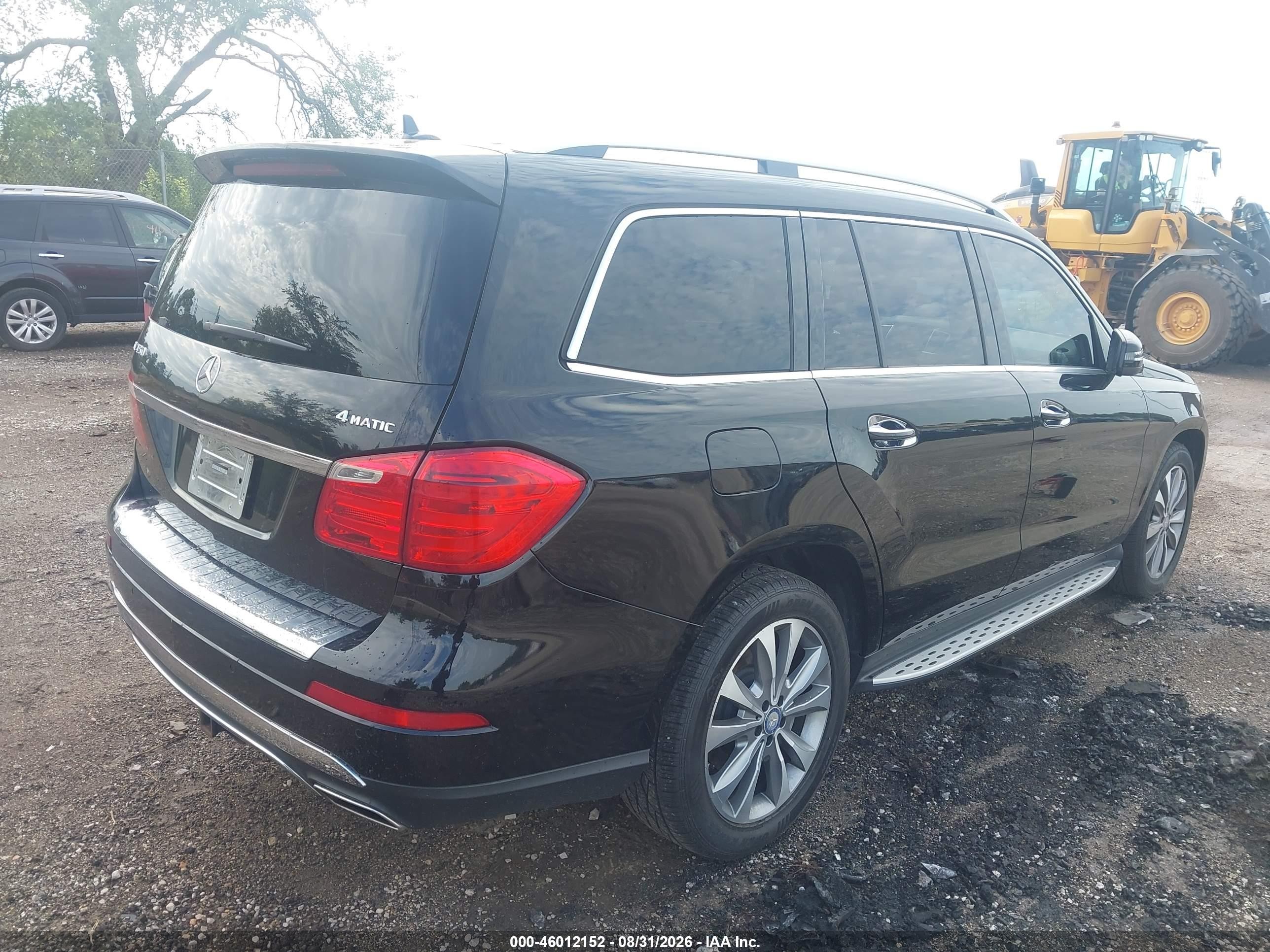 2014 Mercedes-benz Gl 450 4matic Black vin: 4JGDF7CE4EA352723