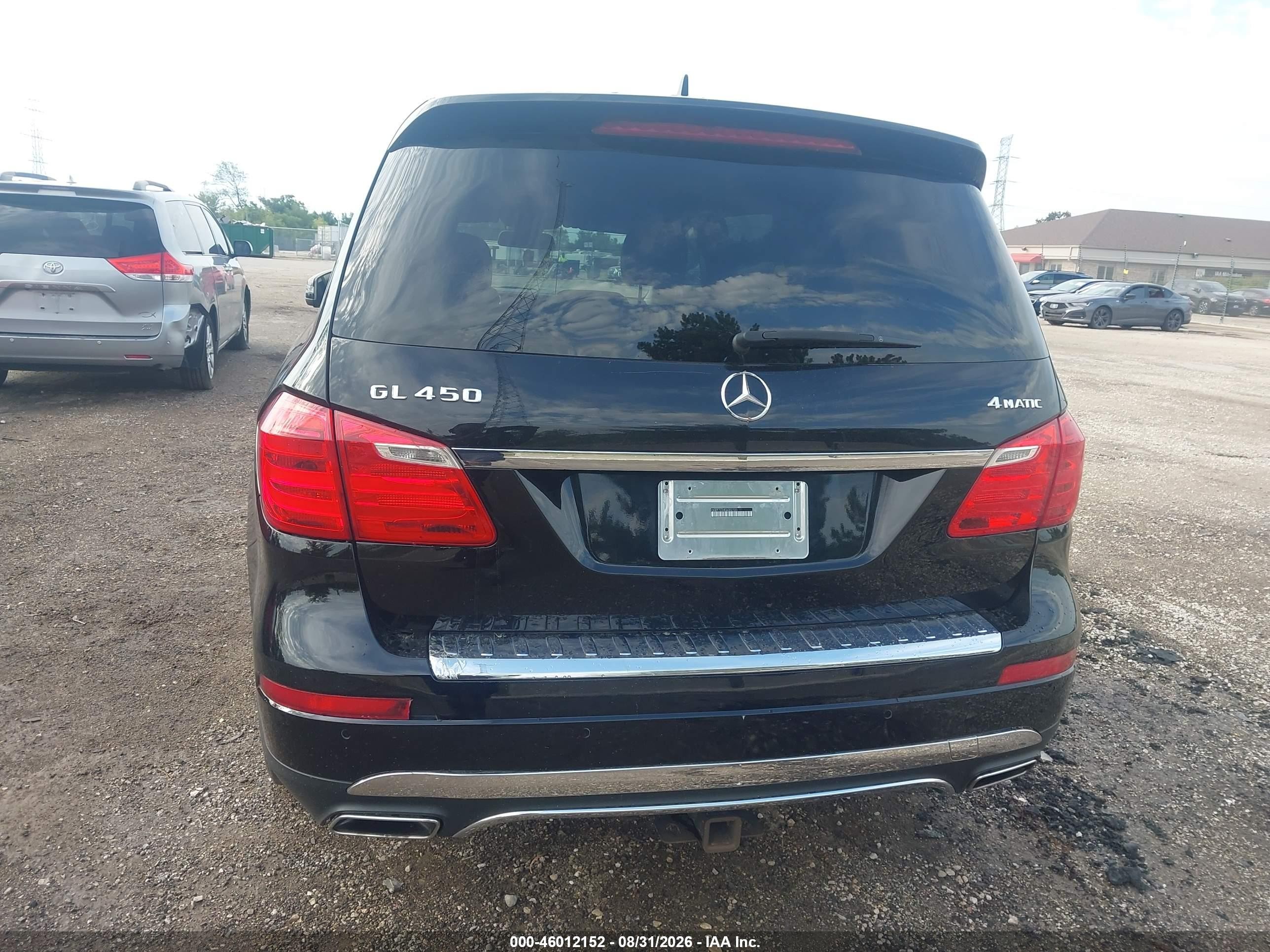 2014 Mercedes-benz Gl 450 4matic Black vin: 4JGDF7CE4EA352723