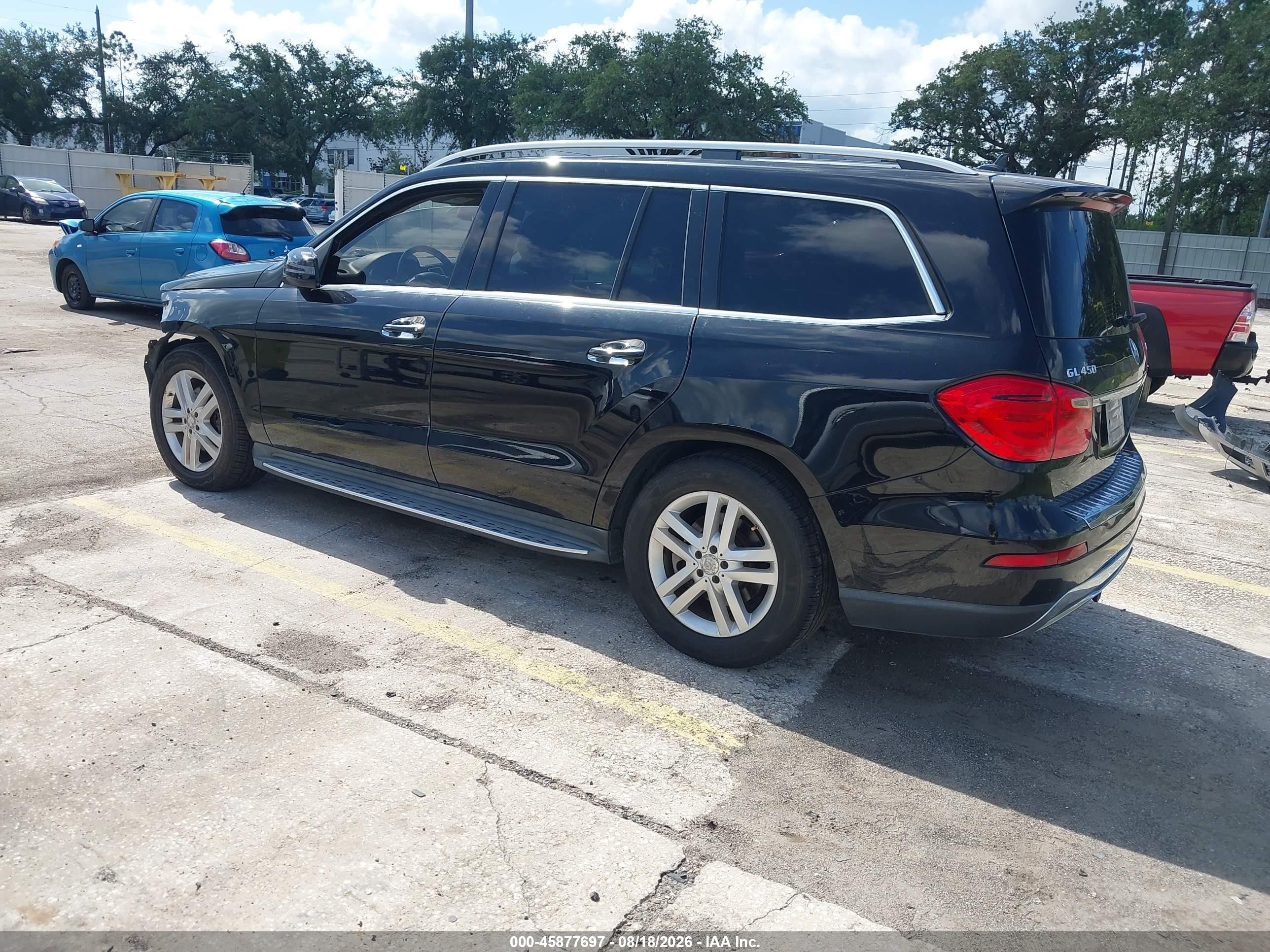 2014 Mercedes-benz Gl 450 4matic Black vin: 4JGDF7CE4EA366251