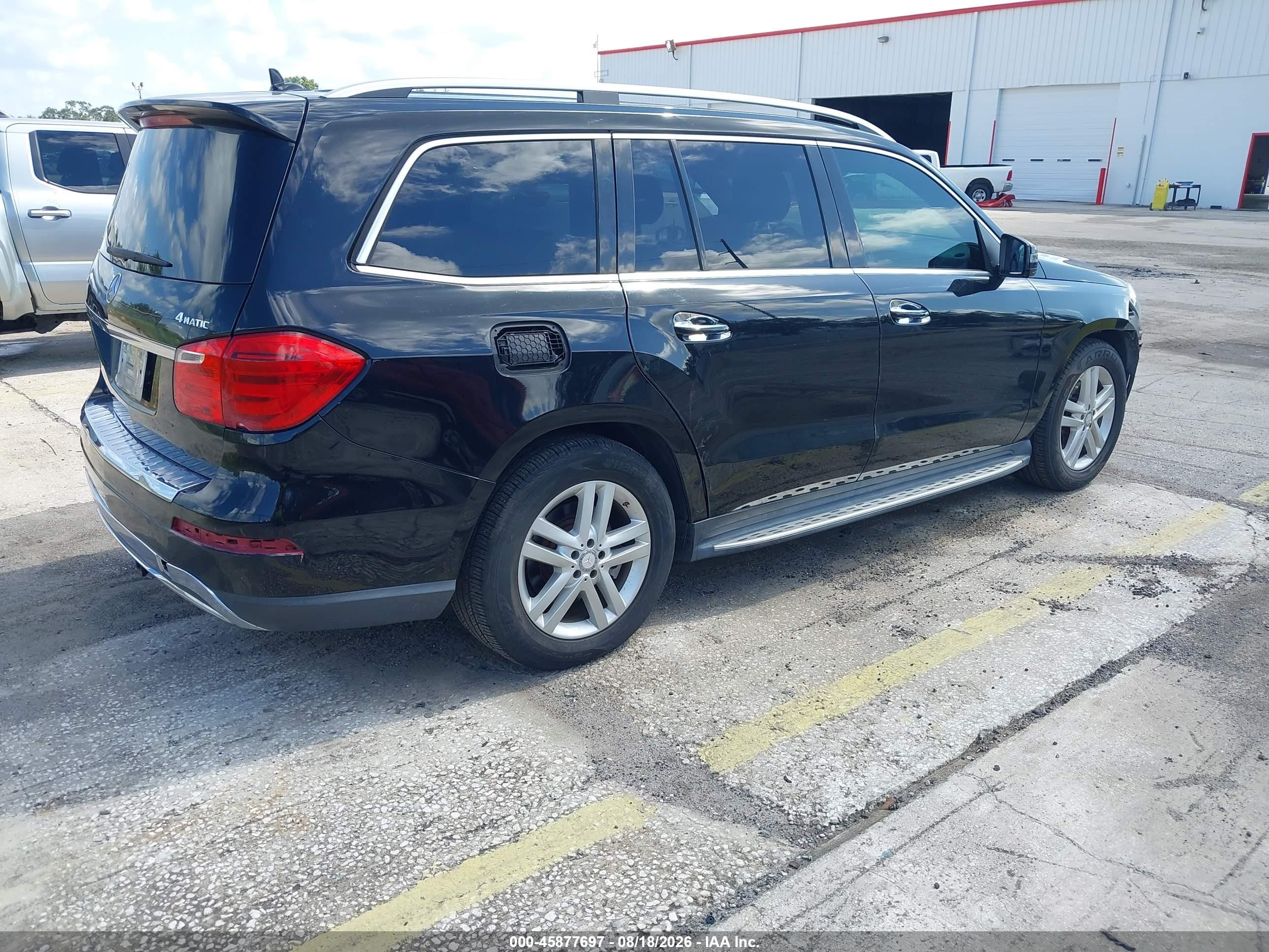 2014 Mercedes-benz Gl 450 4matic Black vin: 4JGDF7CE4EA366251
