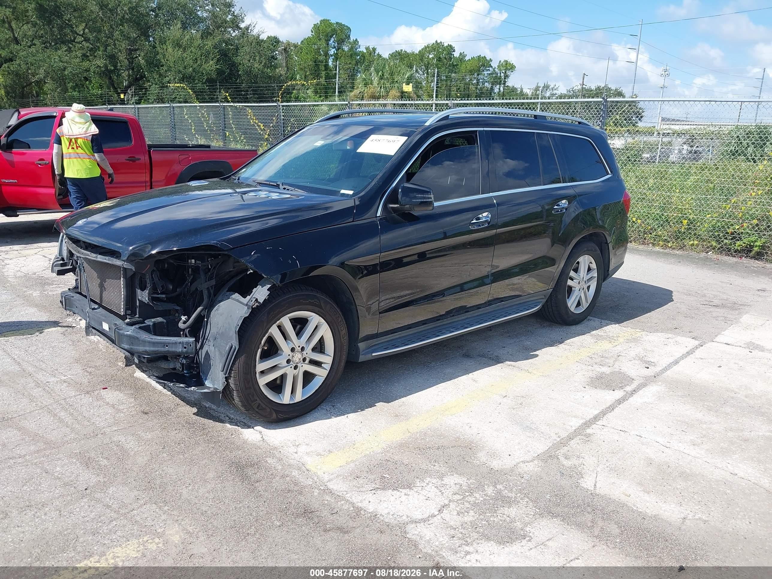 2014 Mercedes-benz Gl 450 4matic Black vin: 4JGDF7CE4EA366251