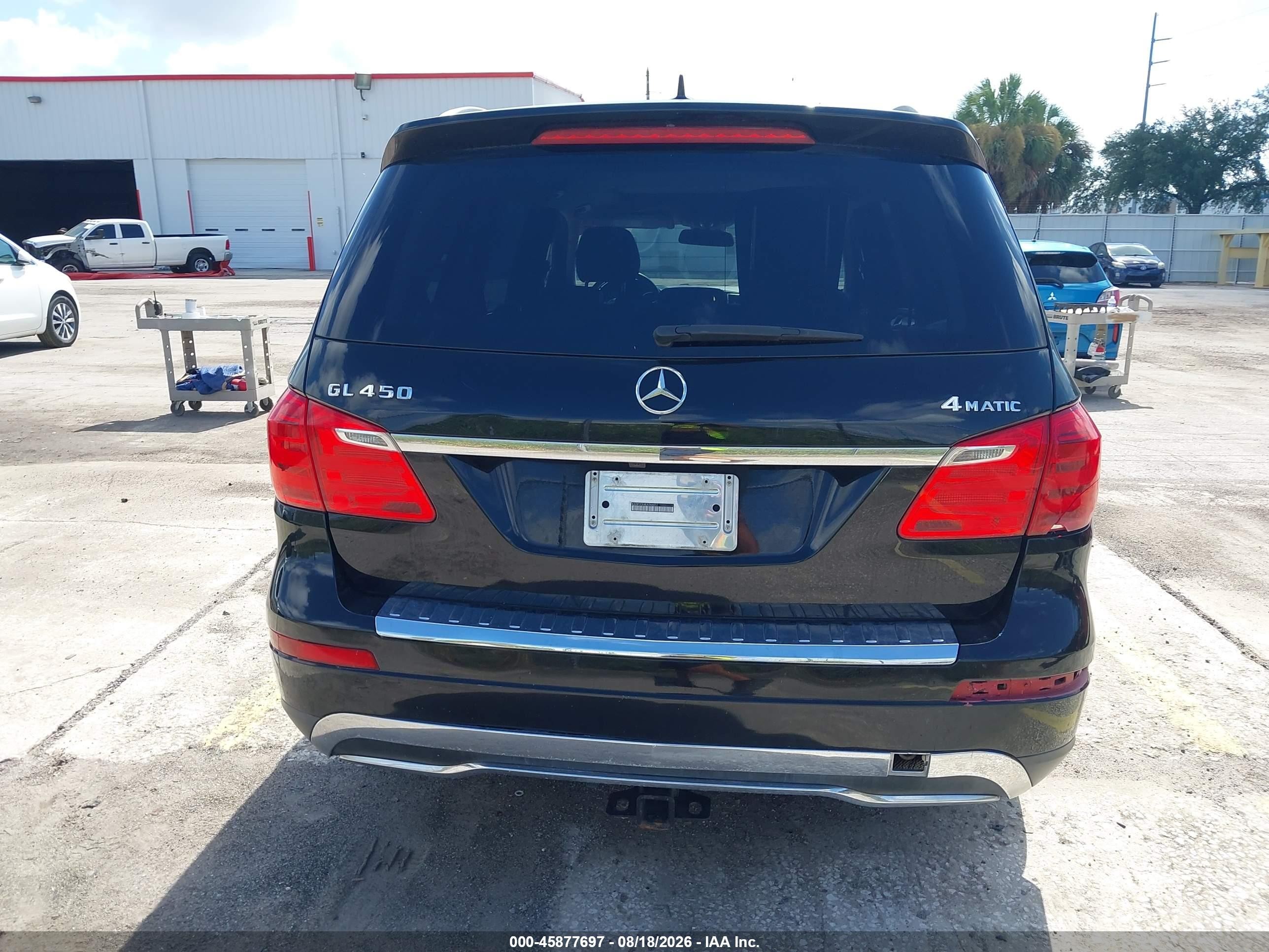 2014 Mercedes-benz Gl 450 4matic Black vin: 4JGDF7CE4EA366251