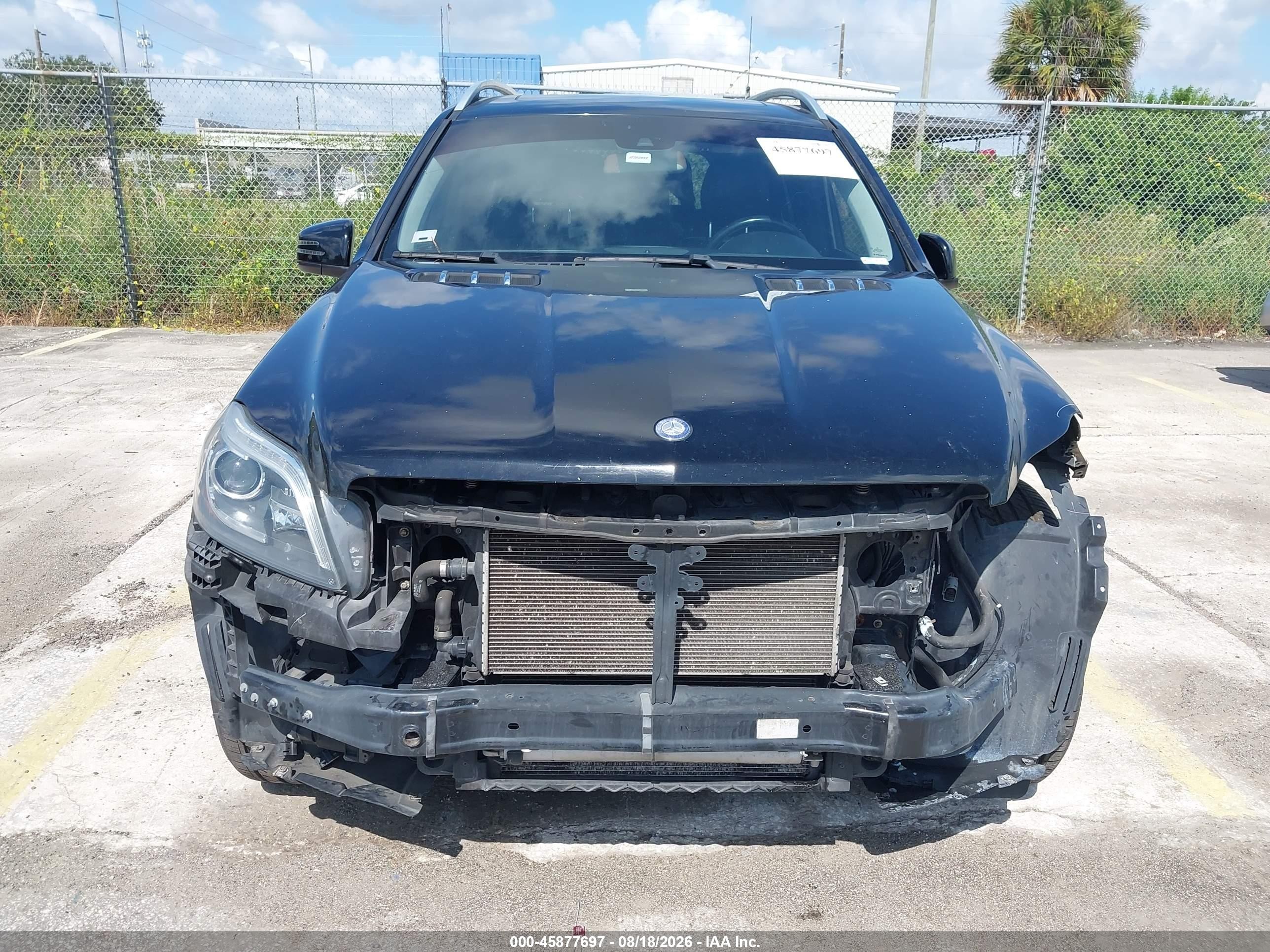 2014 Mercedes-benz Gl 450 4matic Black vin: 4JGDF7CE4EA366251