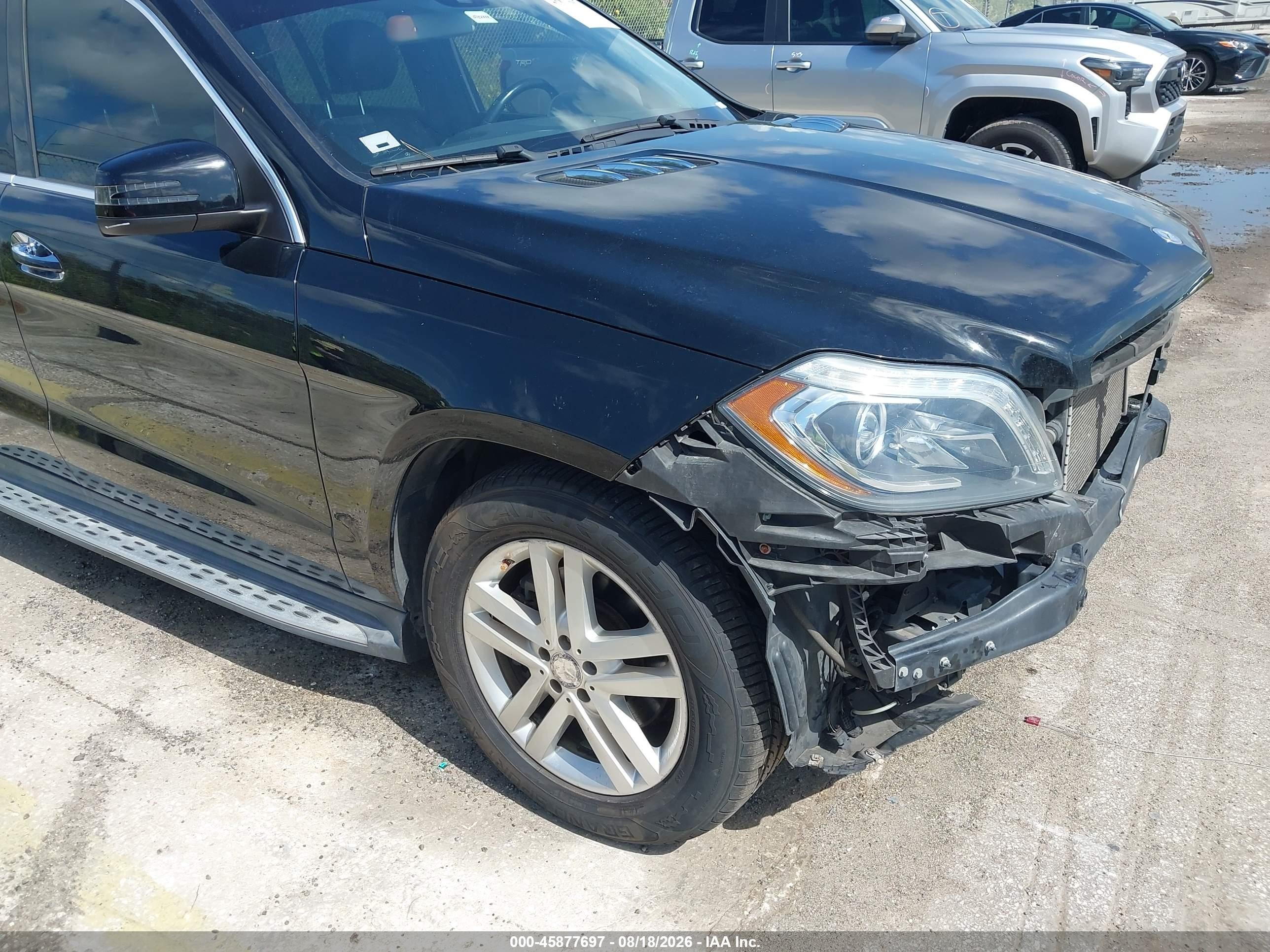 2014 Mercedes-benz Gl 450 4matic Black vin: 4JGDF7CE4EA366251