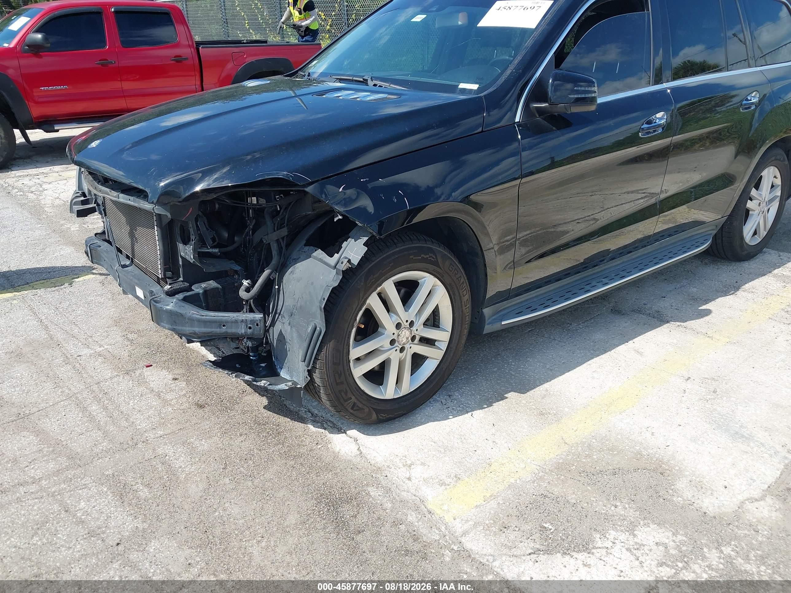 2014 Mercedes-benz Gl 450 4matic Black vin: 4JGDF7CE4EA366251