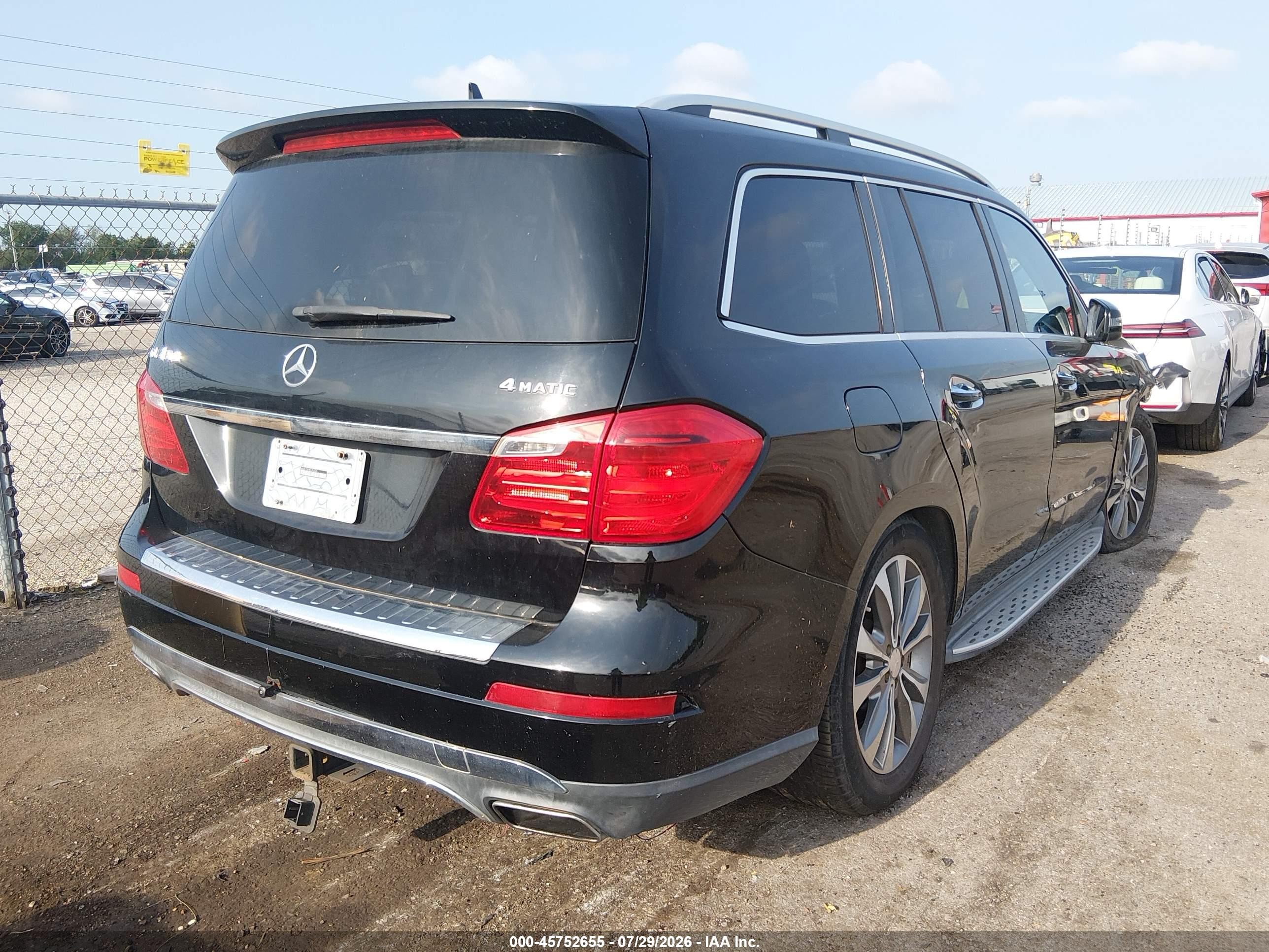 2014 Mercedes-benz Gl 450 4matic Silver vin: 4JGDF7CE4EA373524